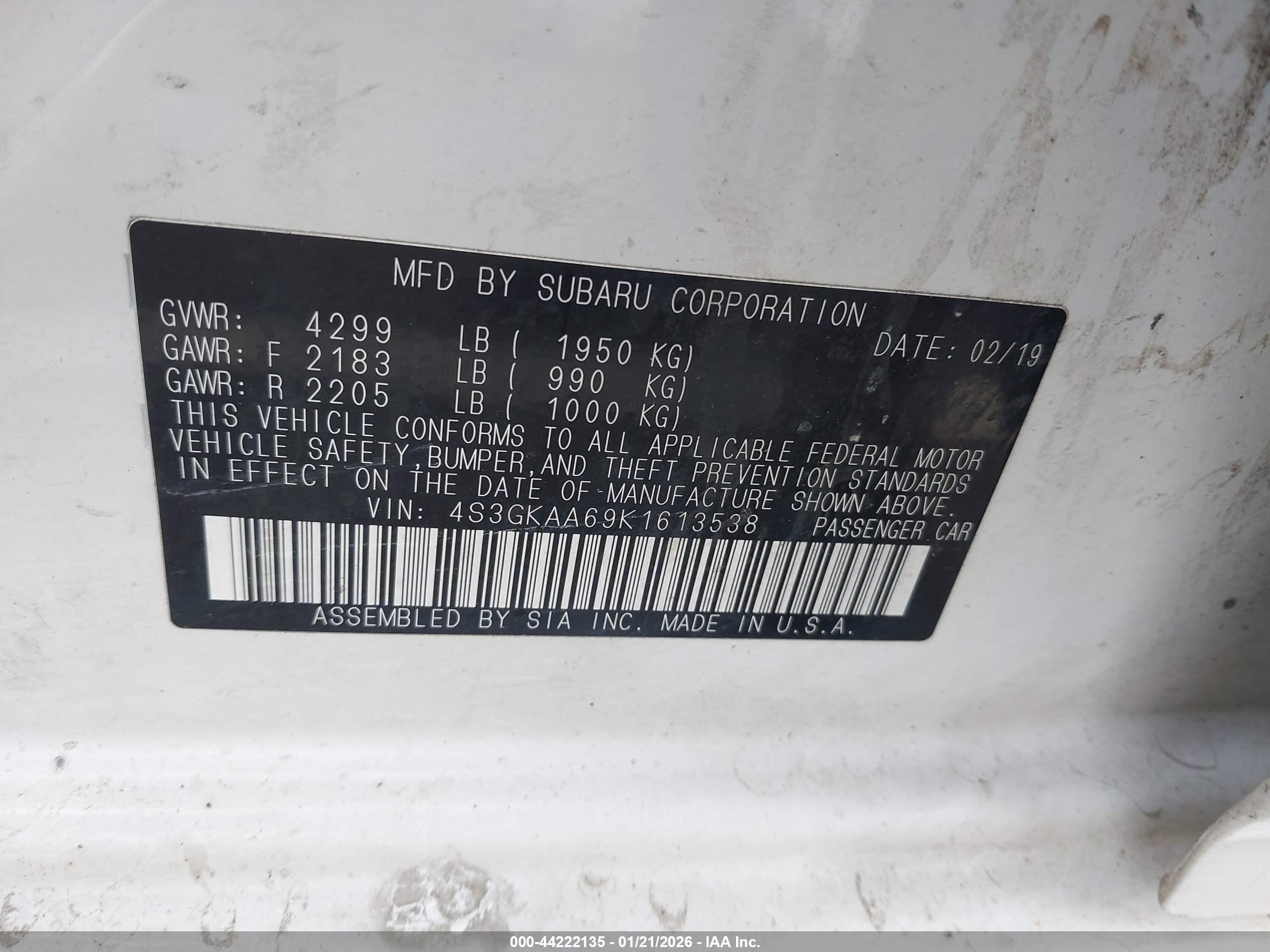SUBARU IMPREZA image 9