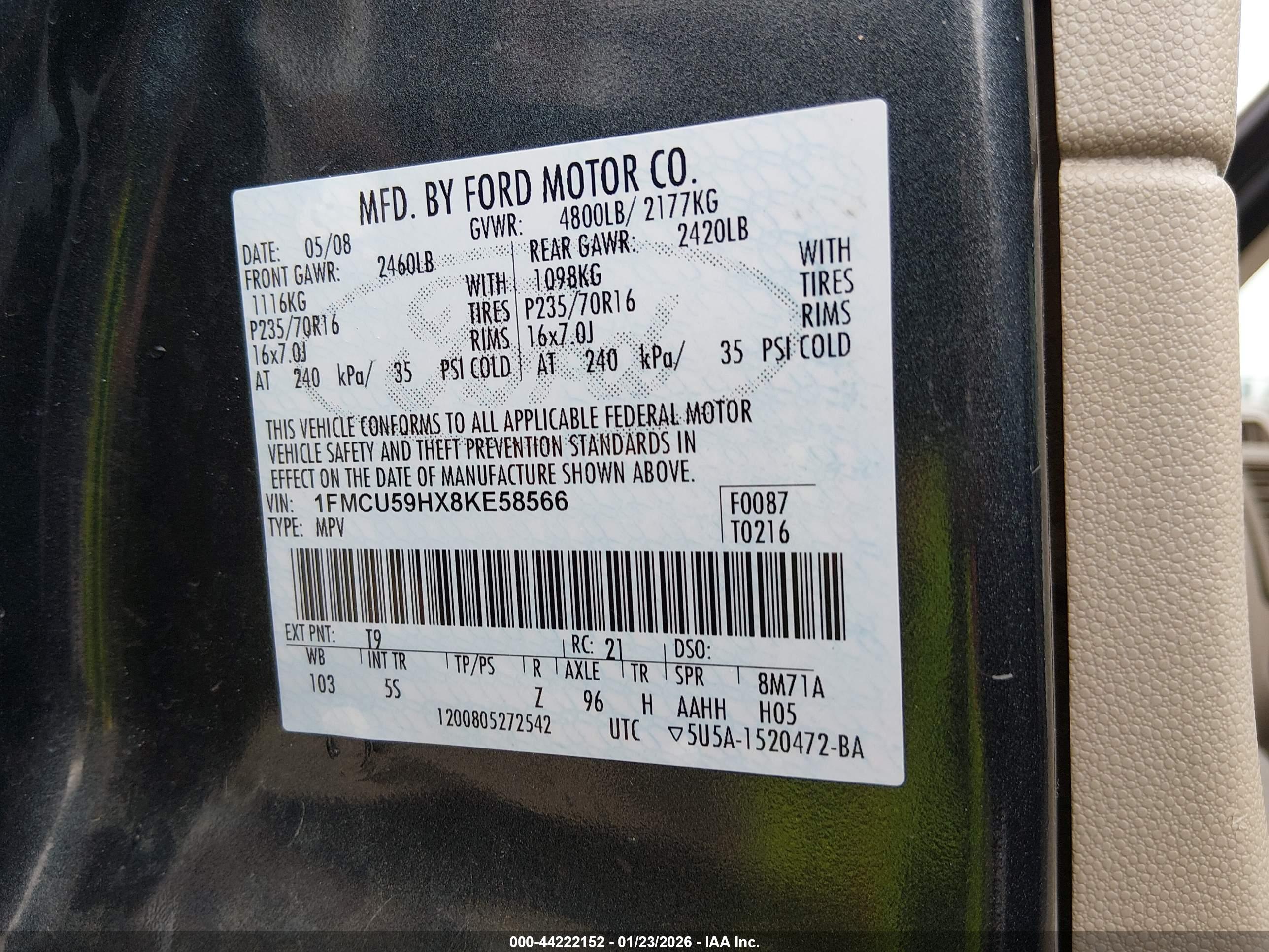 FORD ESCAPE image 9