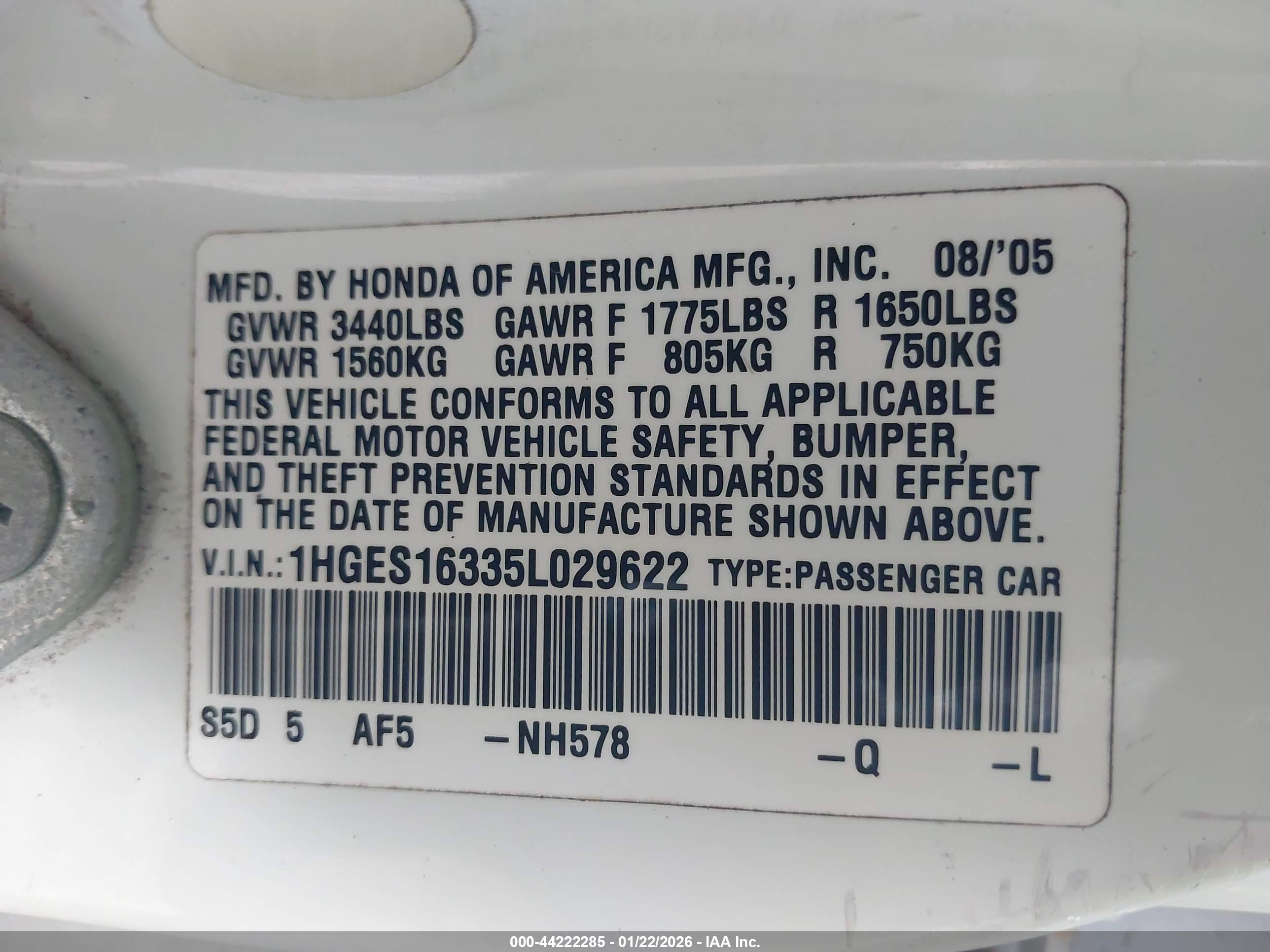 HONDA CIVIC image 9
