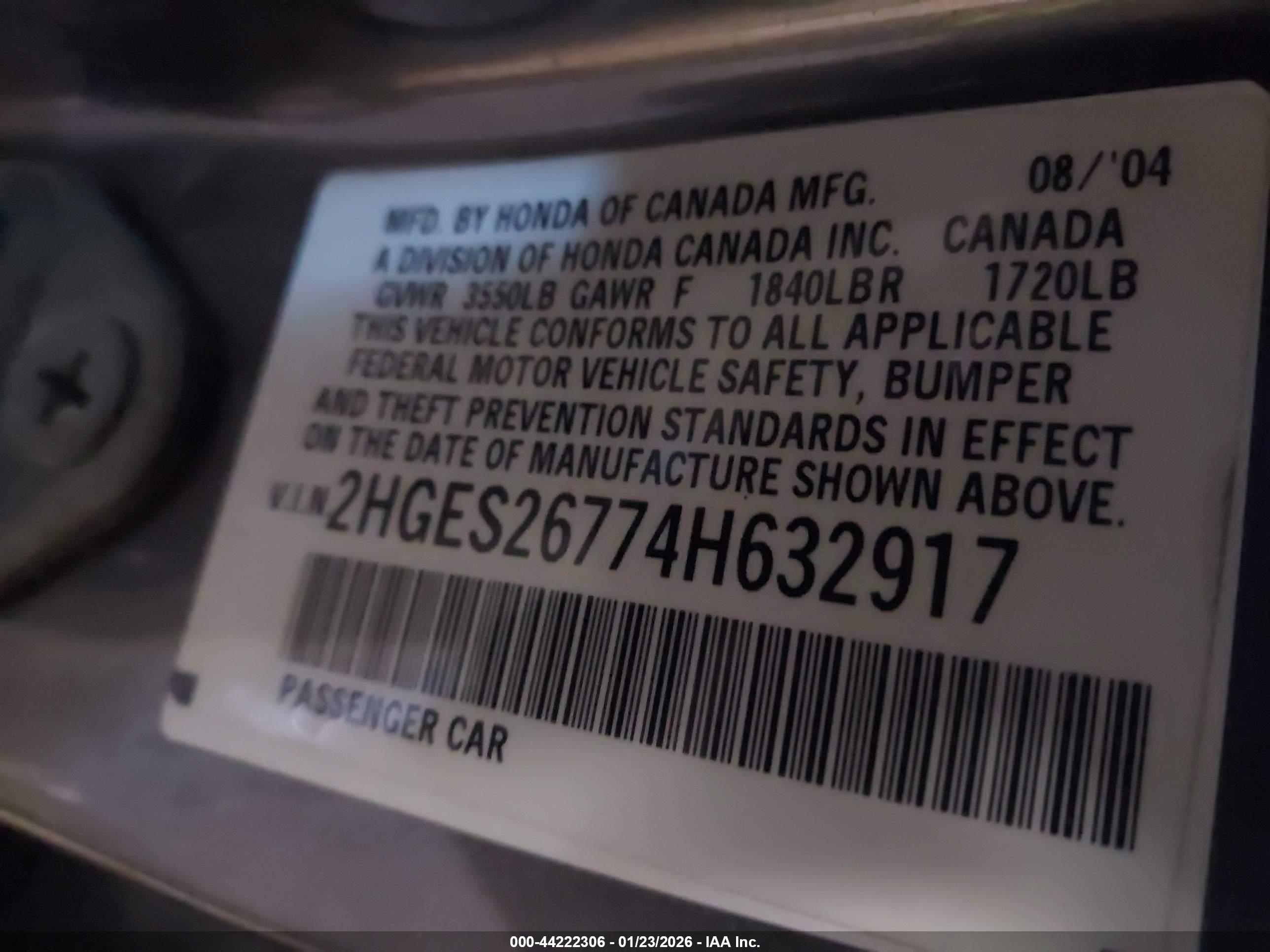 HONDA CIVIC image 9