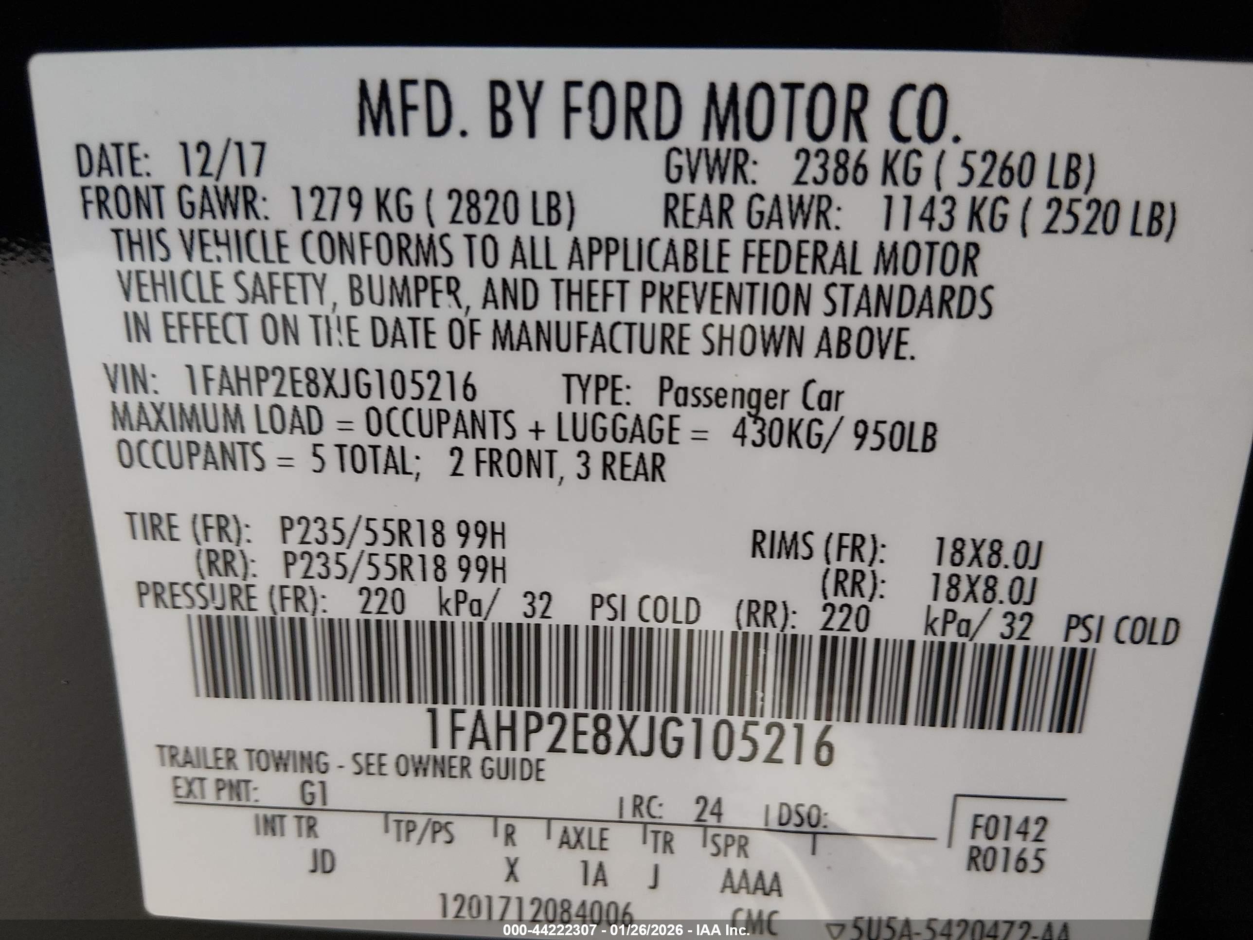 FORD TAURUS image 9