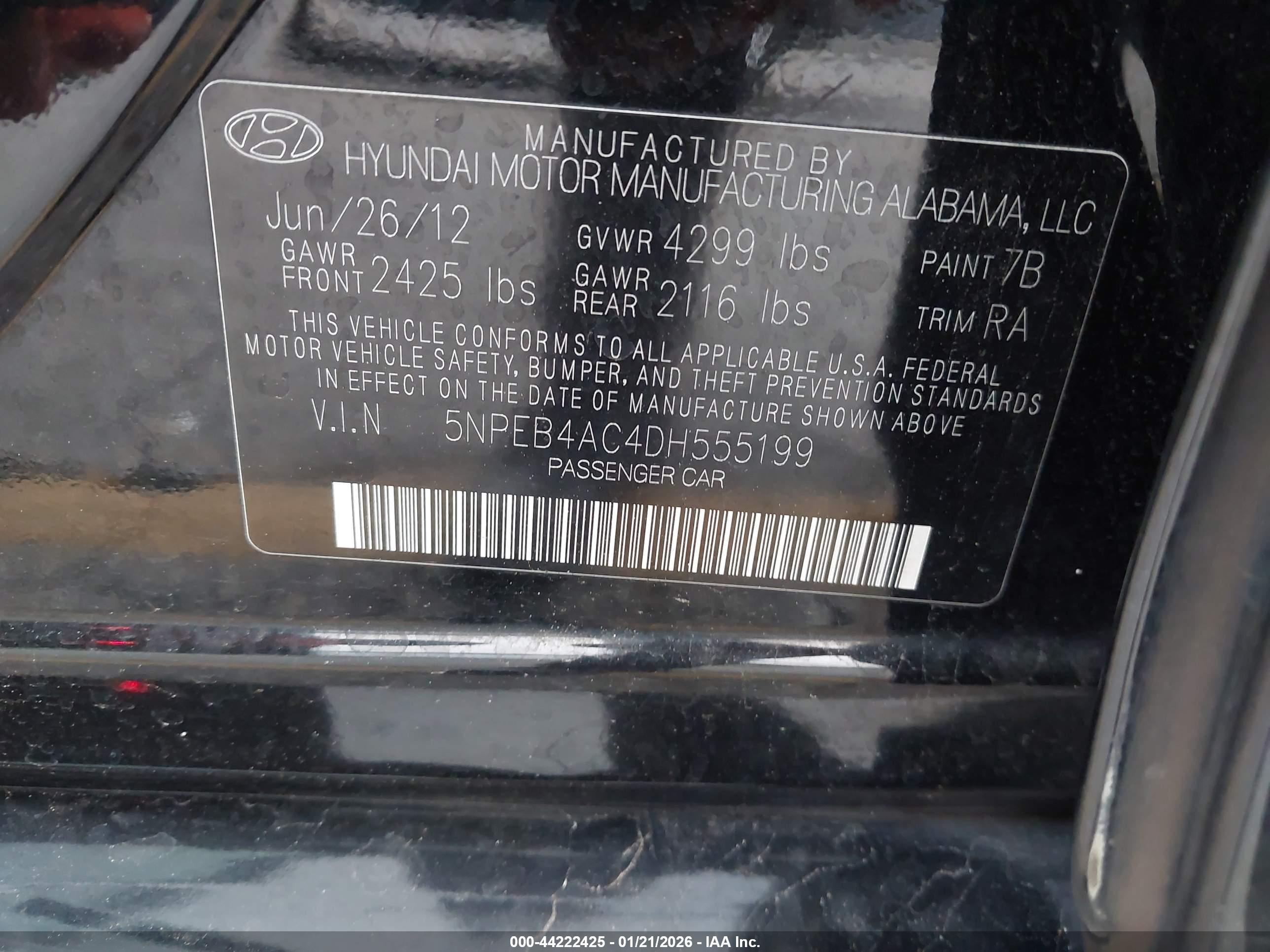 HYUNDAI SONATA image 9