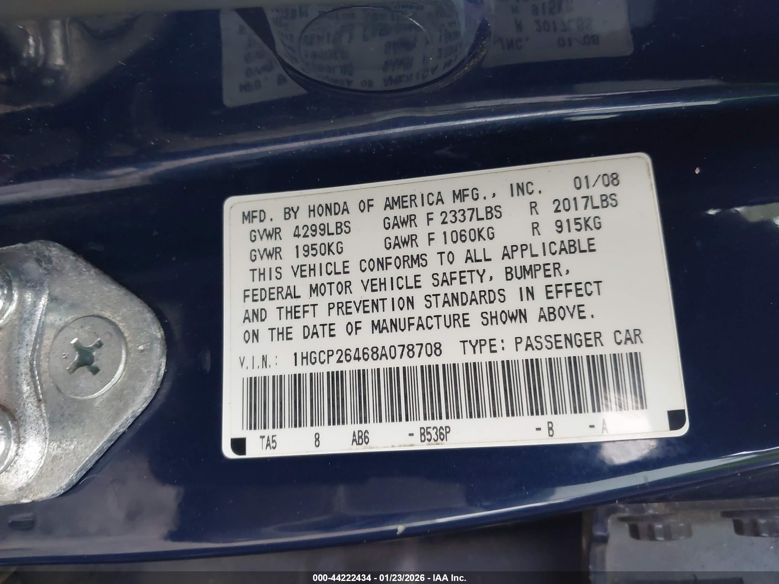 HONDA ACCORD image 9