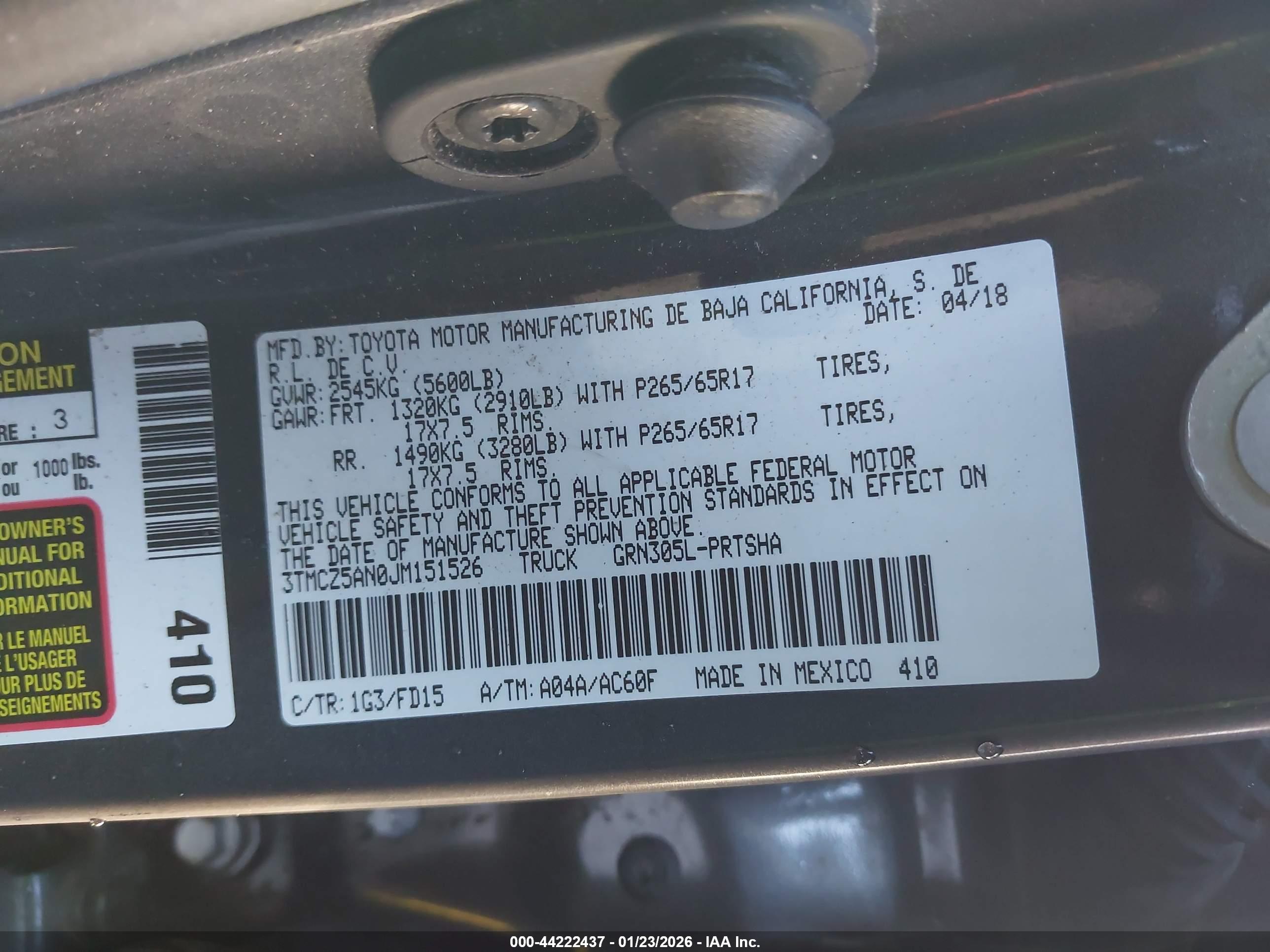 TOYOTA TACOMA image 9