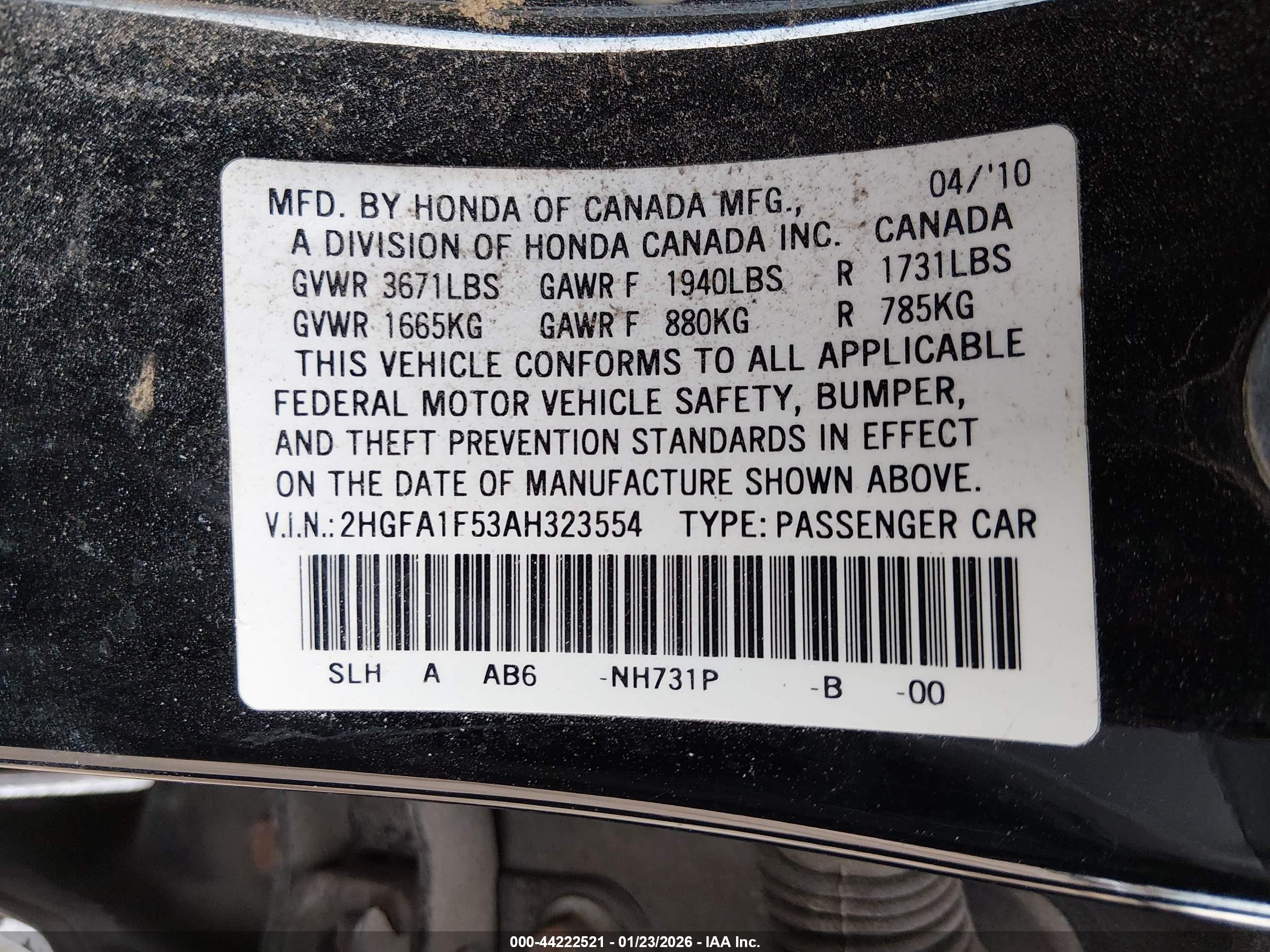 HONDA CIVIC image 9
