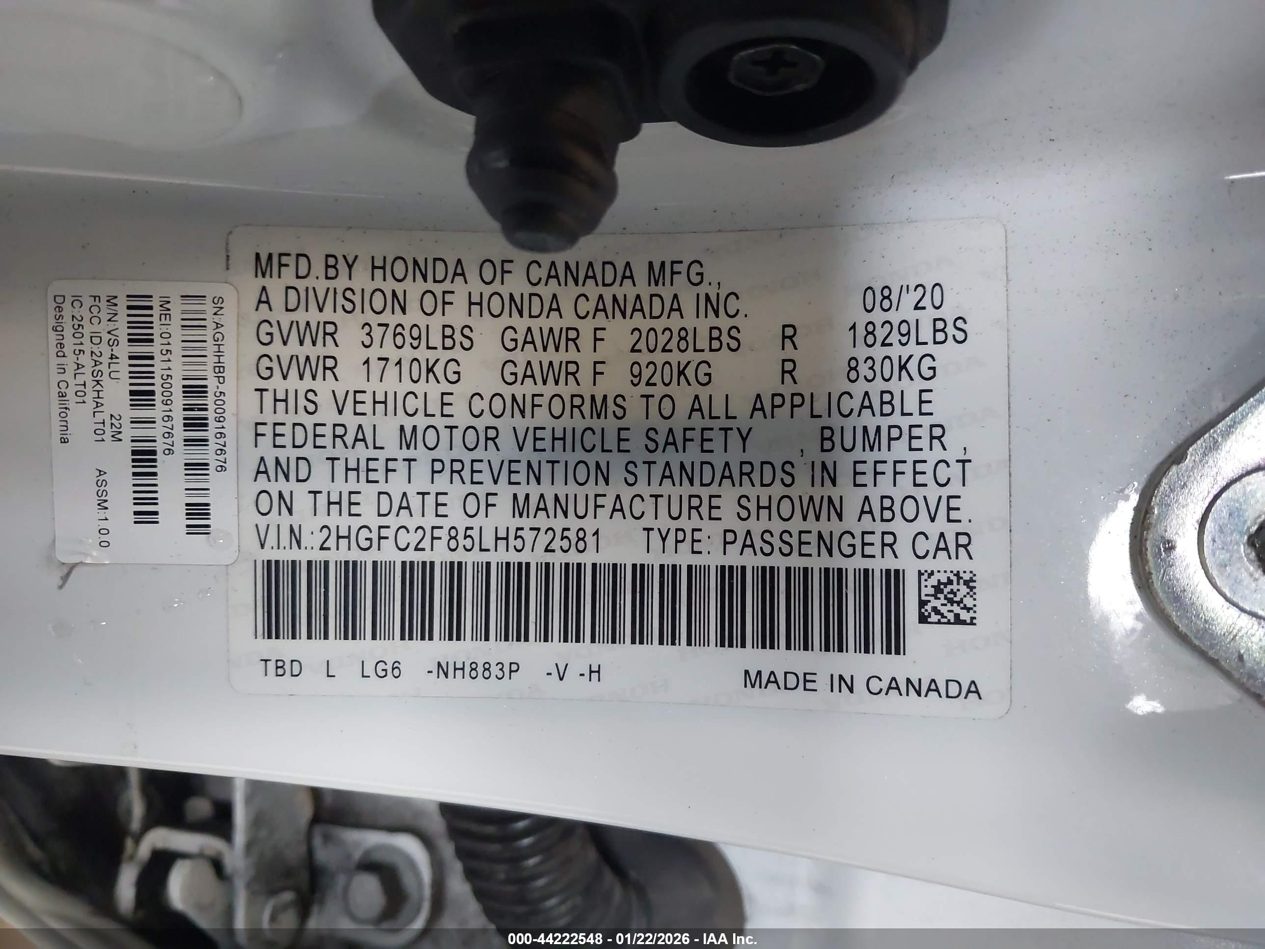 HONDA CIVIC image 9