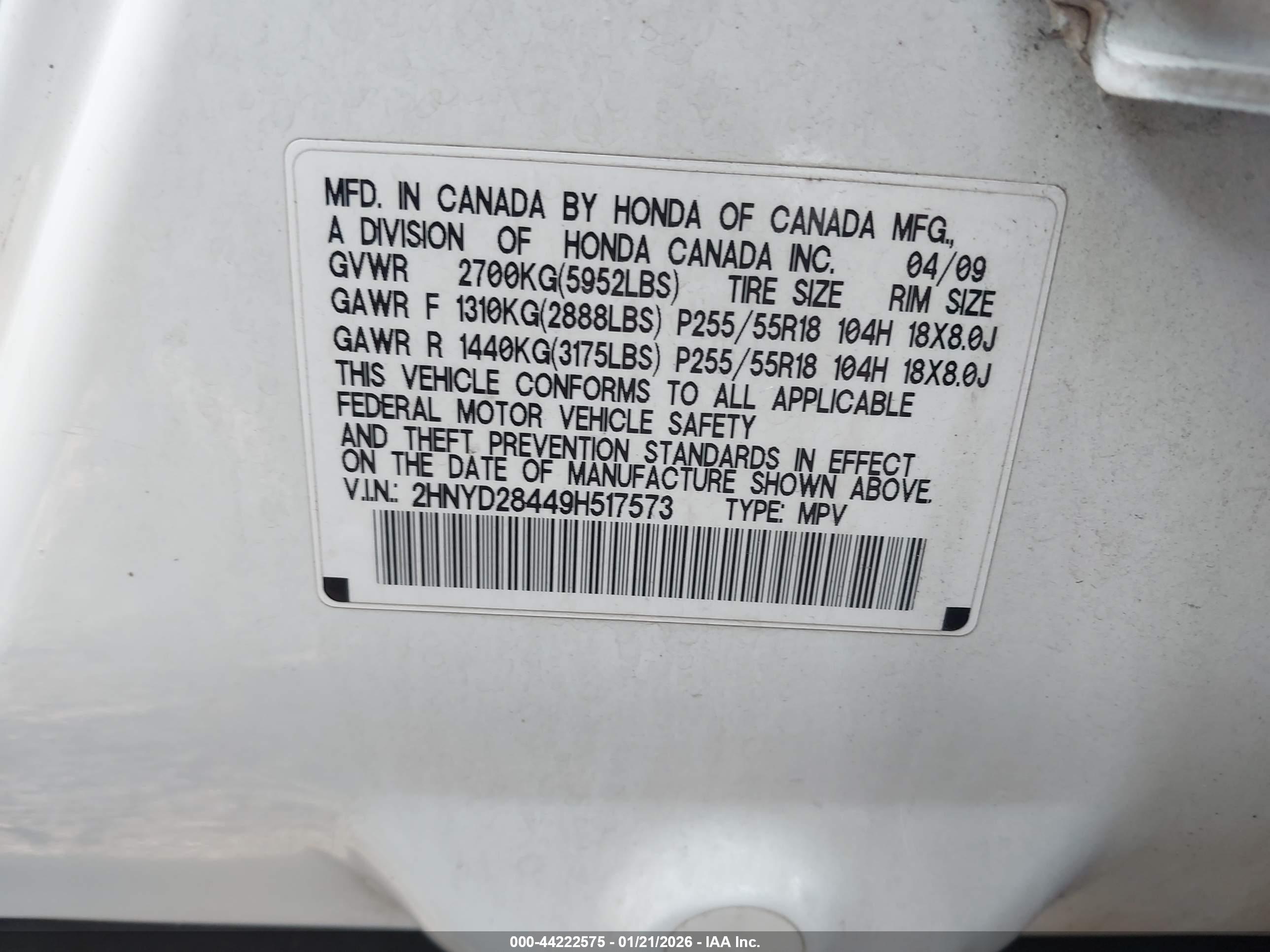 ACURA MDX image 9