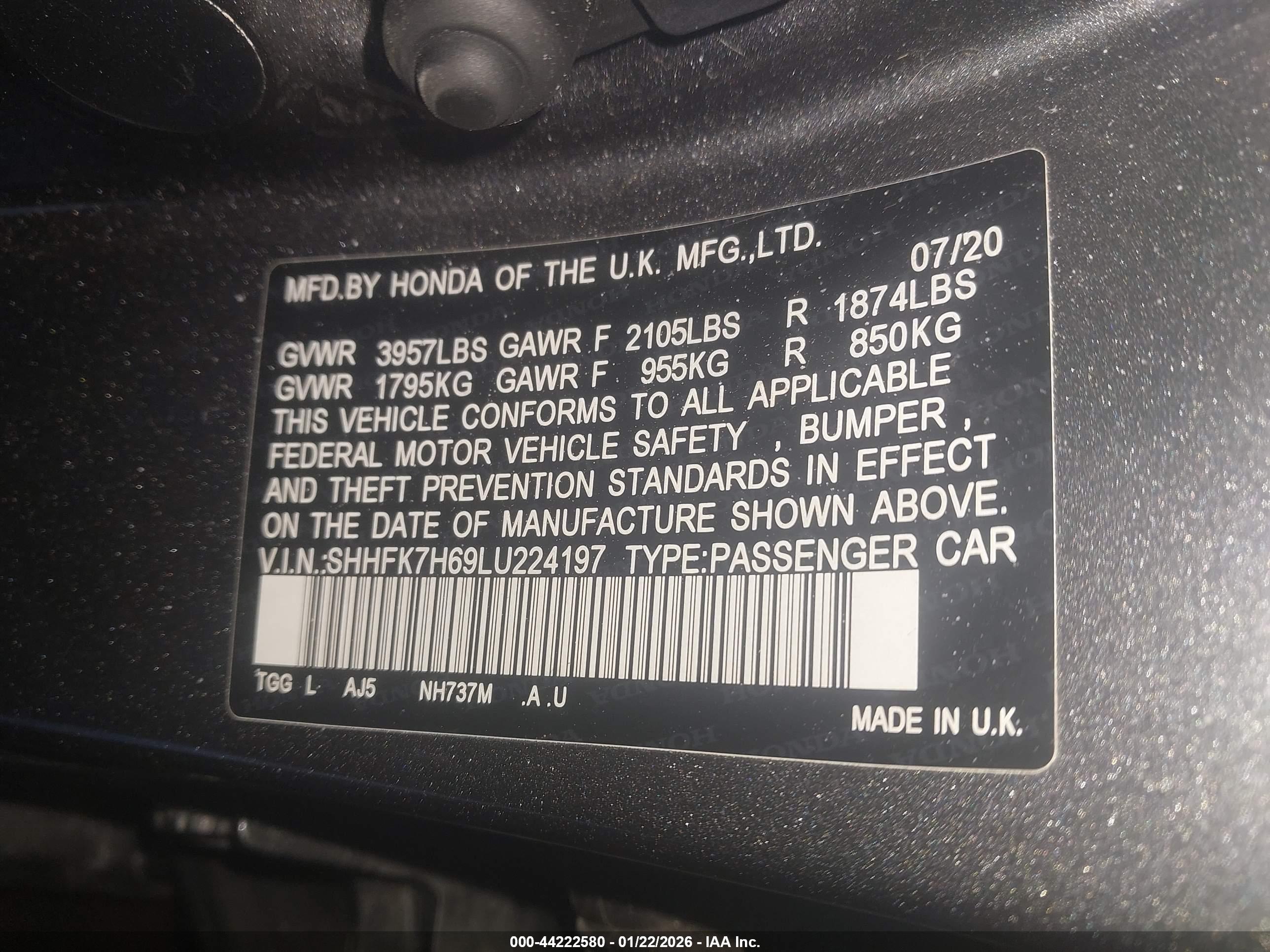 HONDA CIVIC image 9