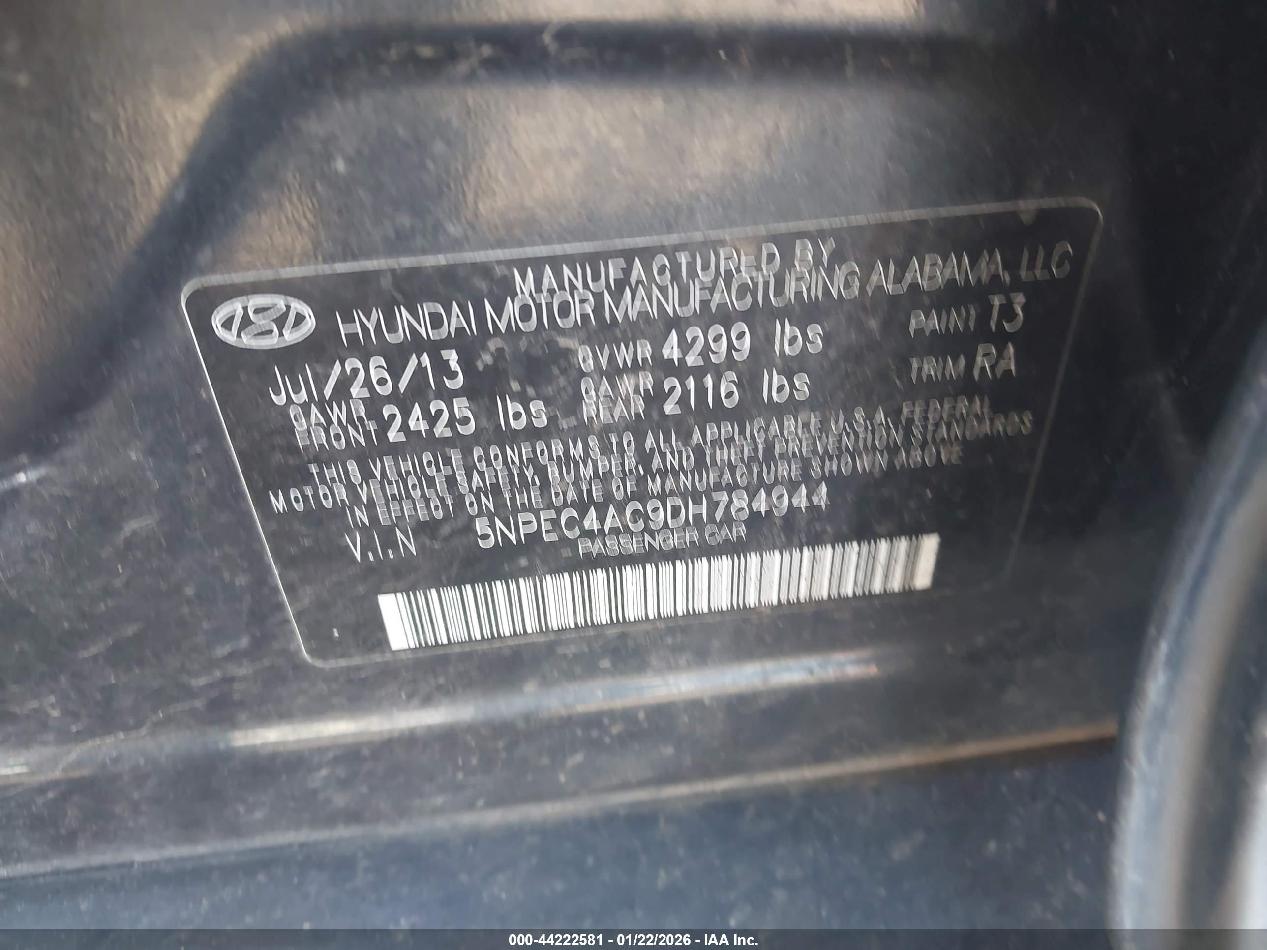 HYUNDAI SONATA image 9