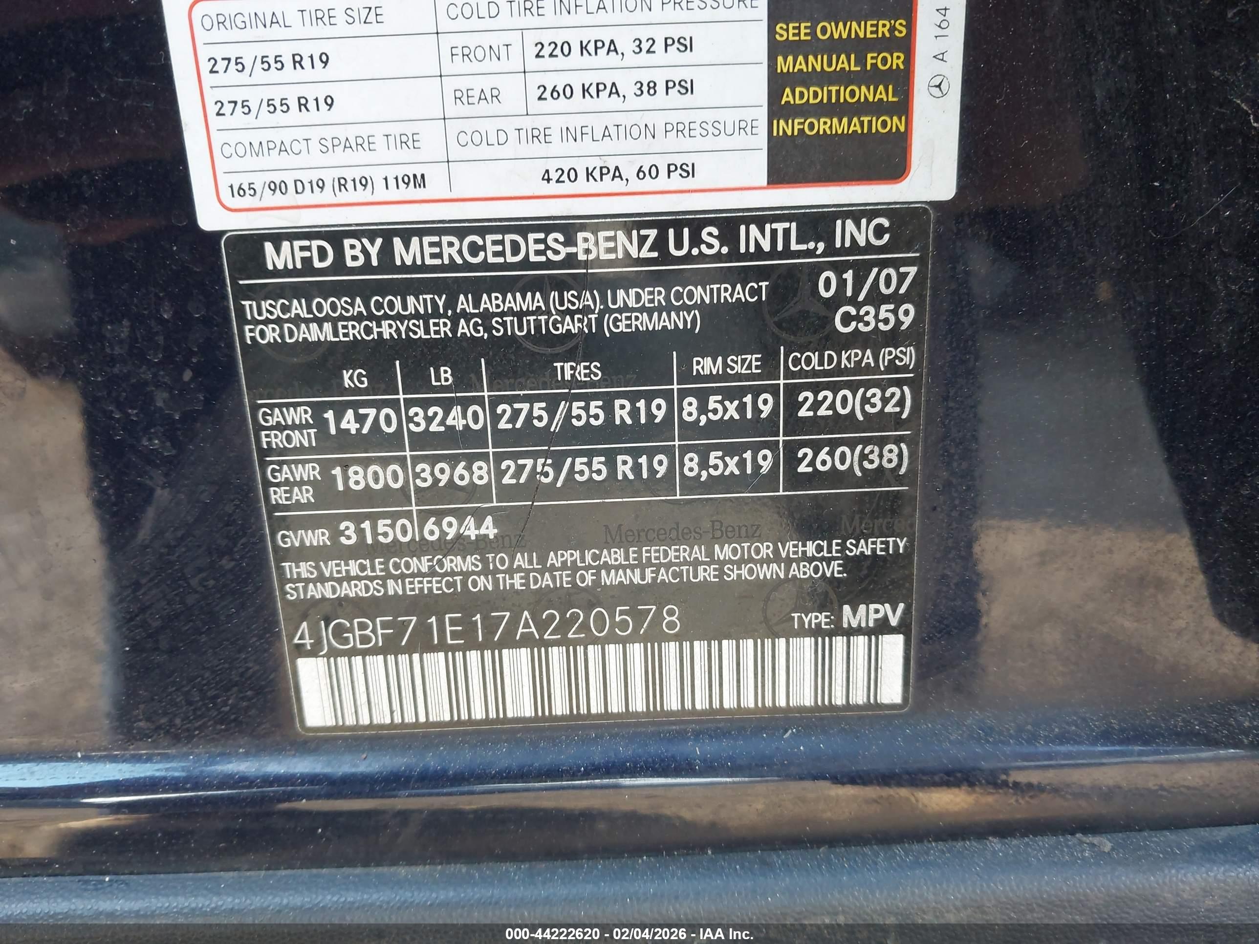 MERCEDES-BENZ GL image 9