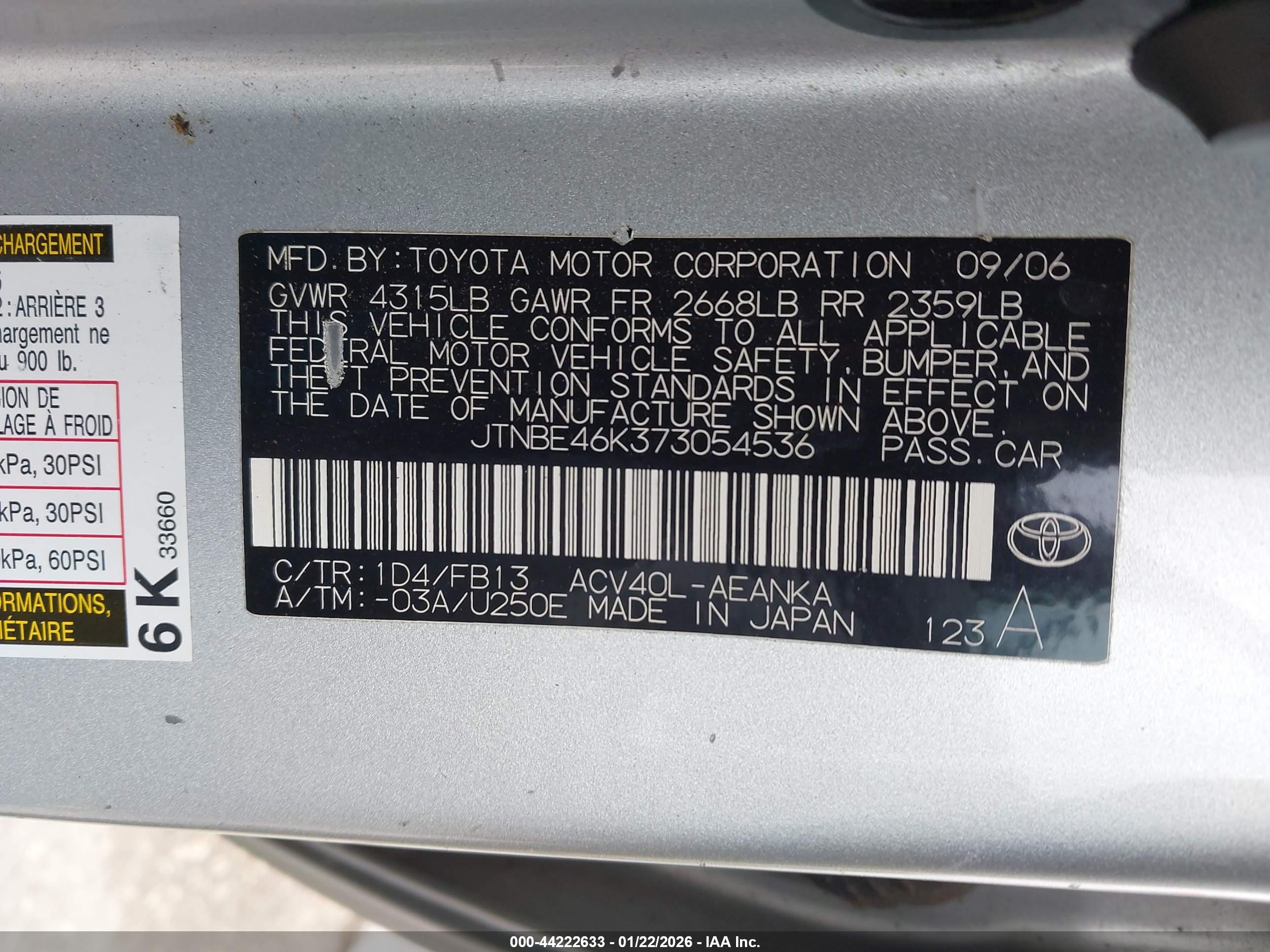TOYOTA CAMRY image 9