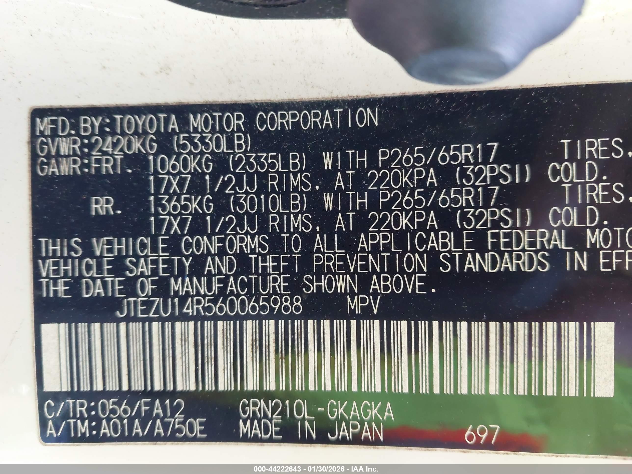 TOYOTA 4RUNNER image 9