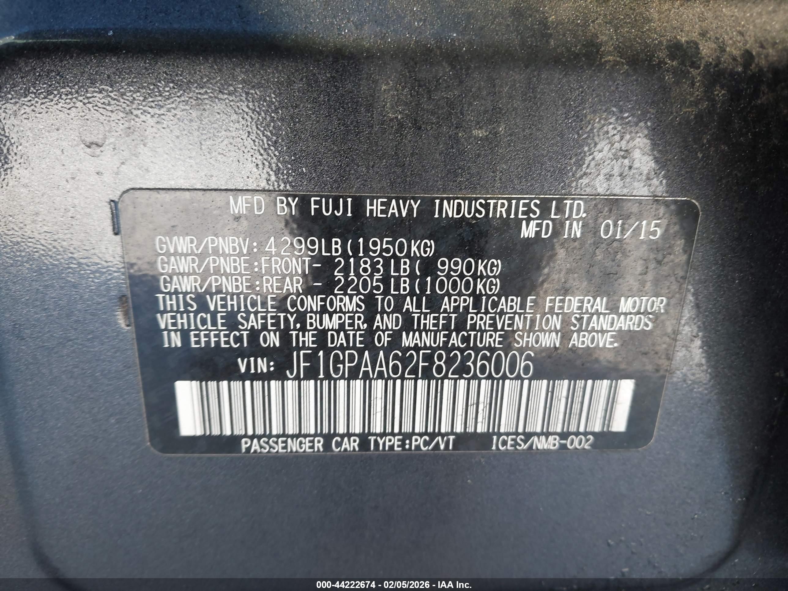 SUBARU IMPREZA image 9