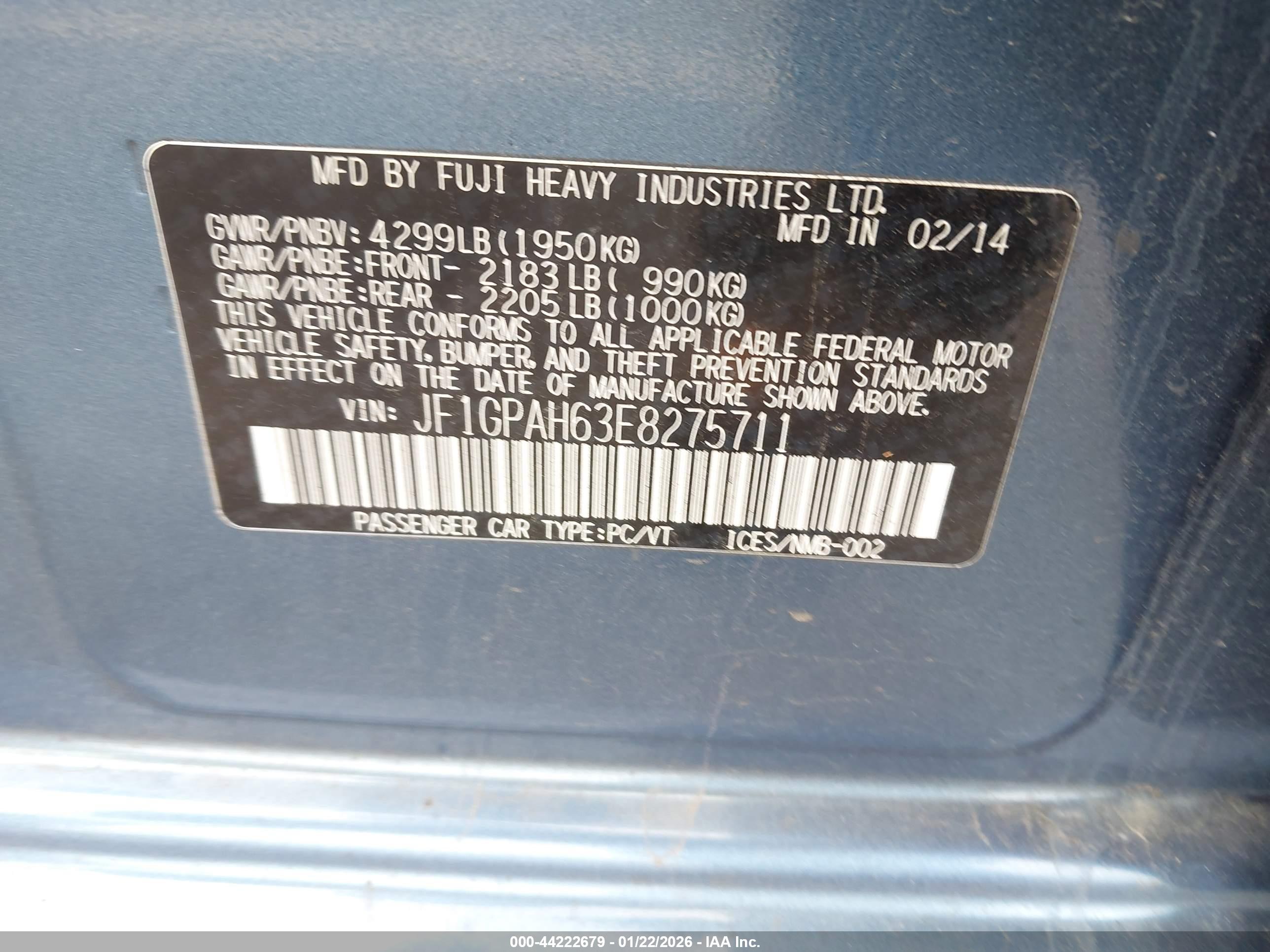 SUBARU IMPREZA image 9