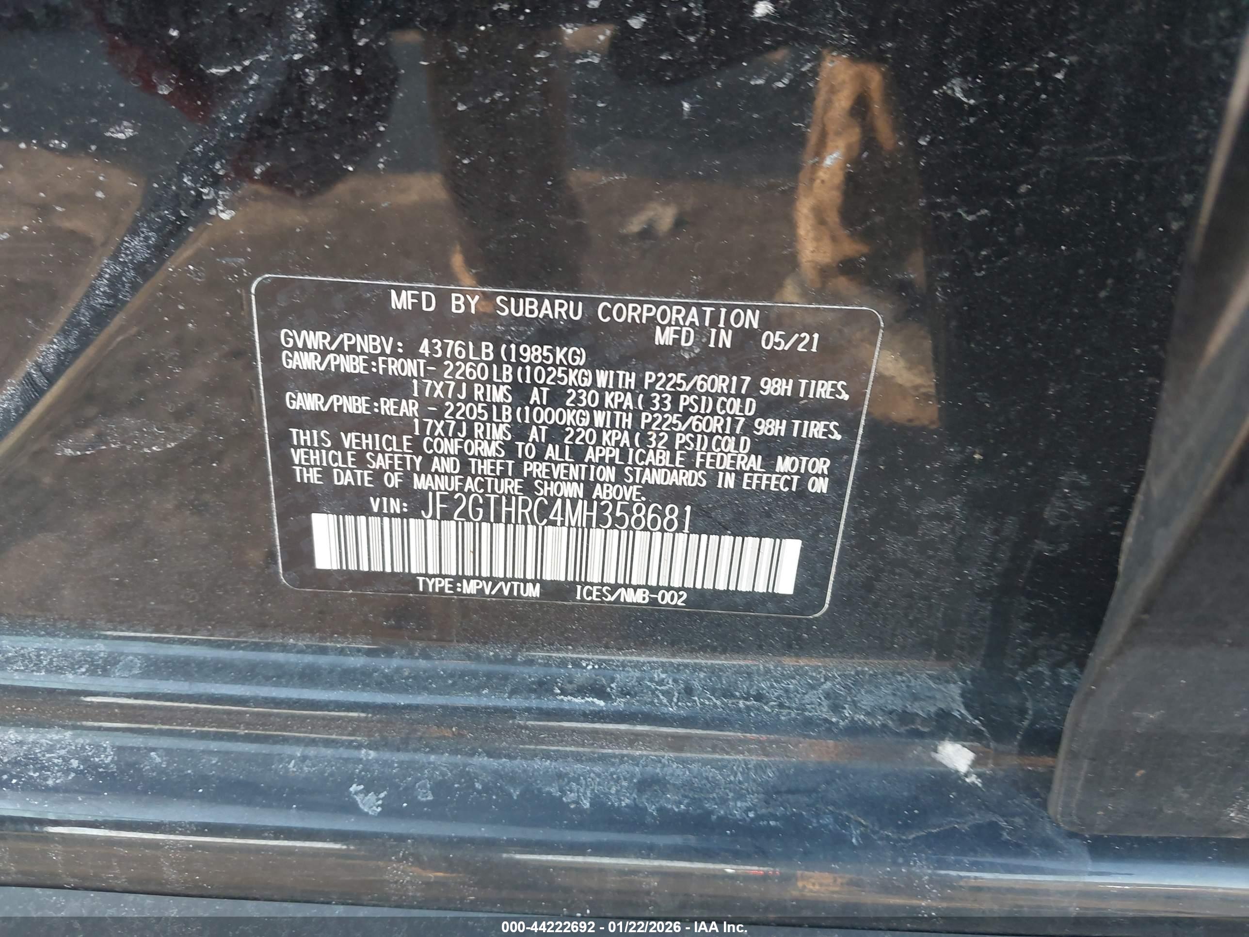 SUBARU CROSSTREK image 9