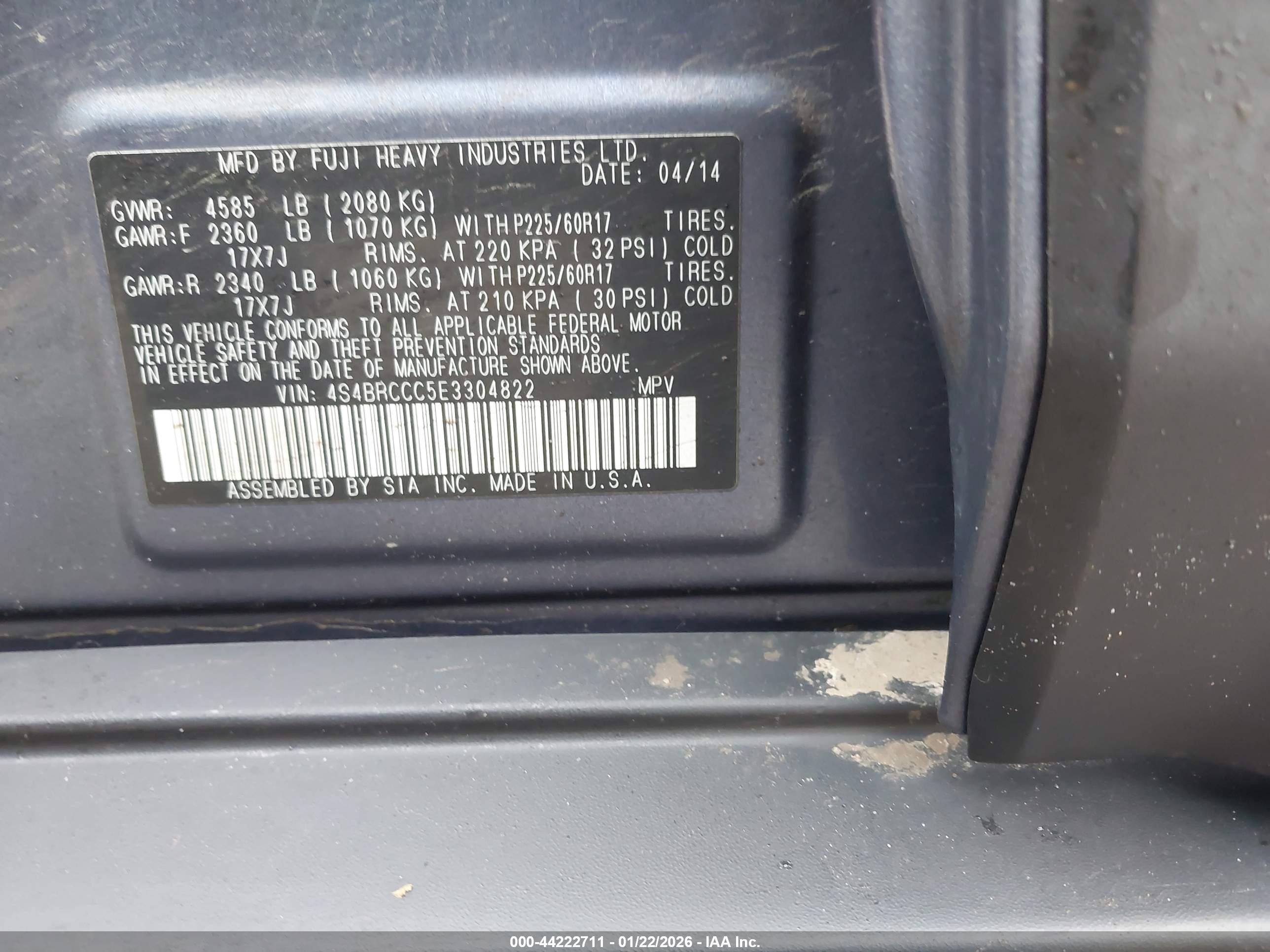 SUBARU OUTBACK image 9