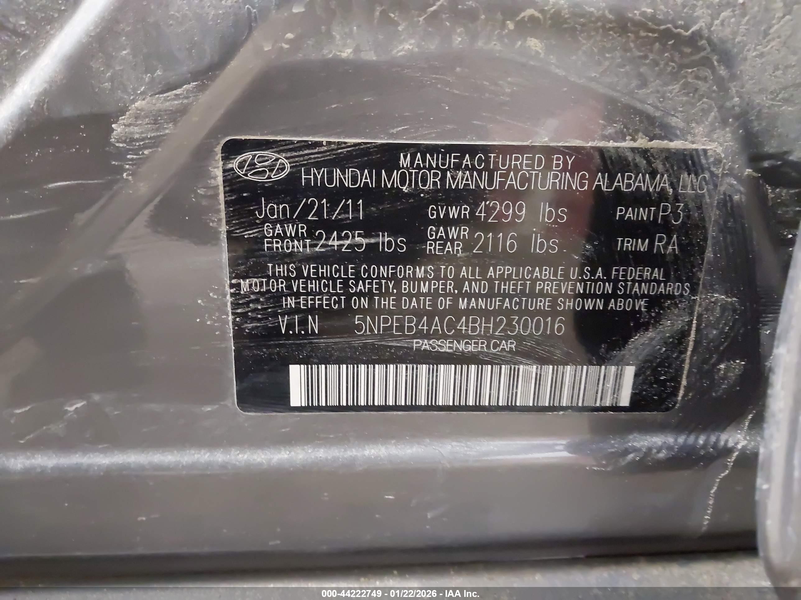 HYUNDAI SONATA image 9