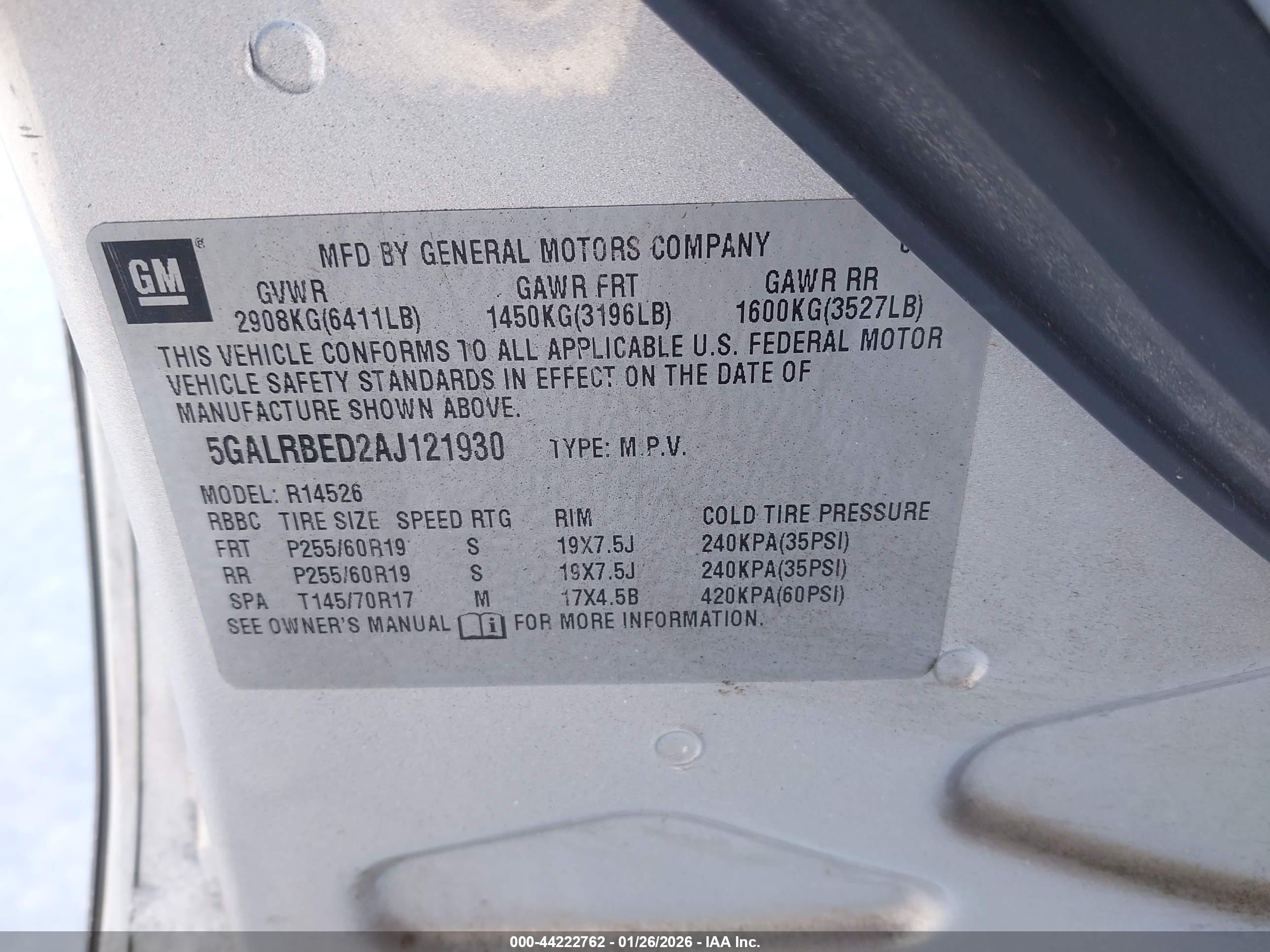 BUICK ENCLAVE image 9