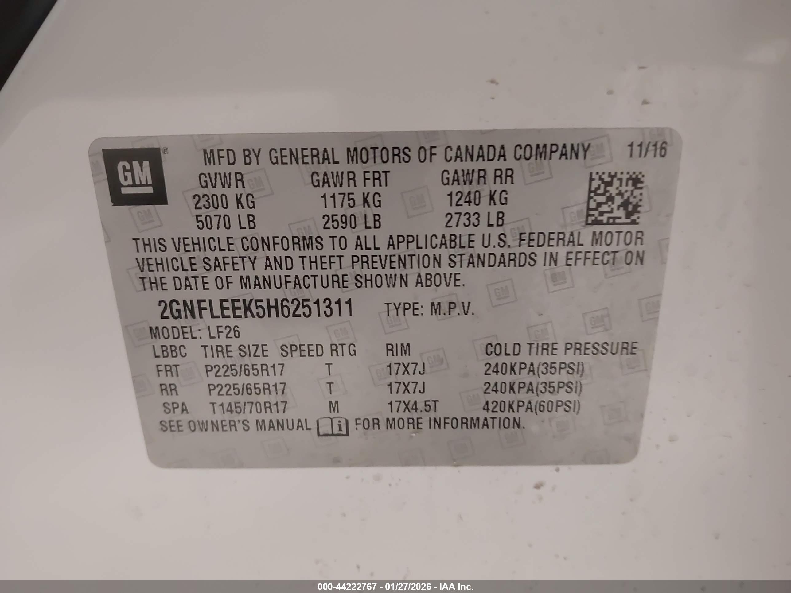 CHEVROLET EQUINOX image 9