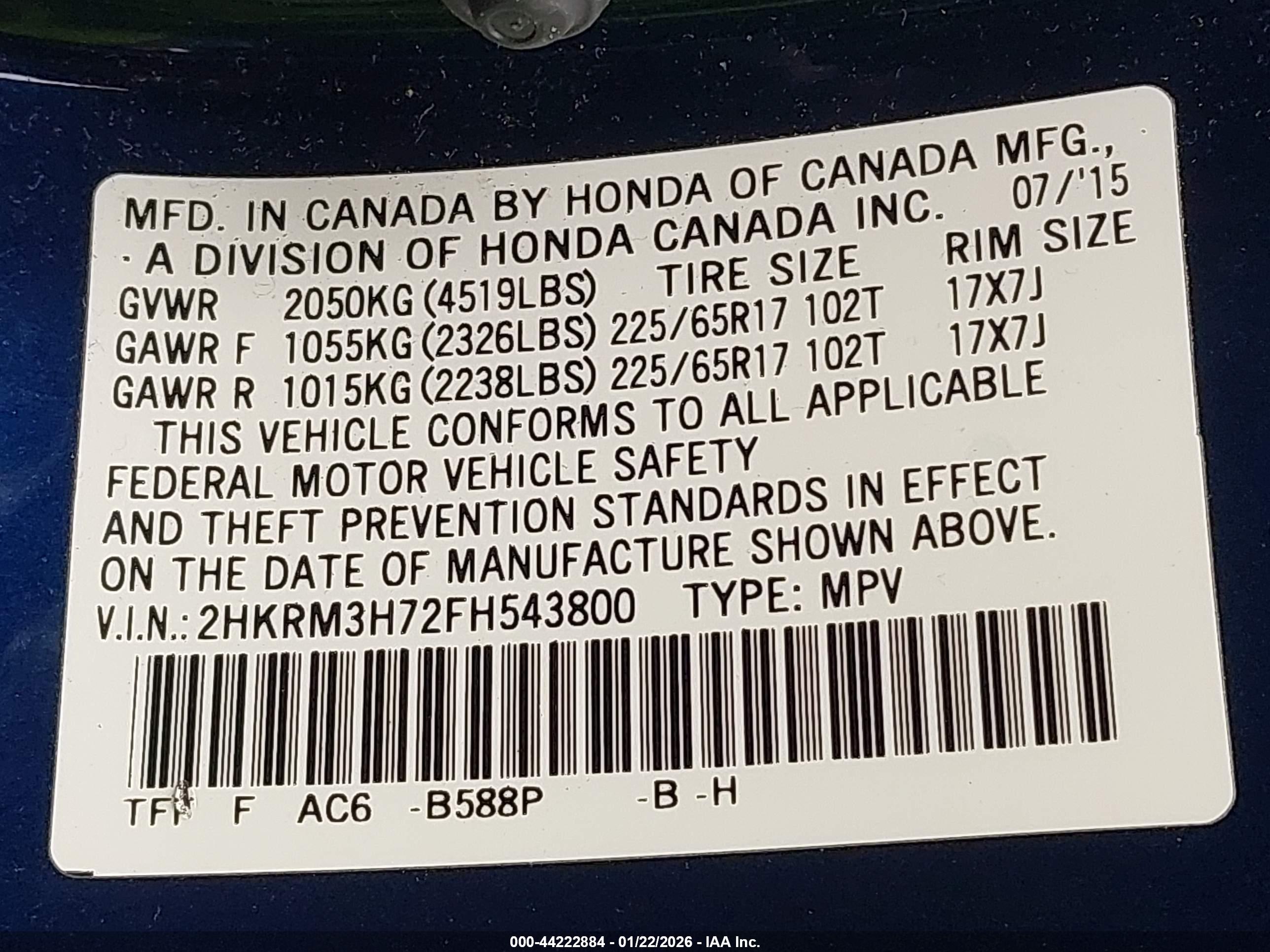 HONDA CR-V image 9