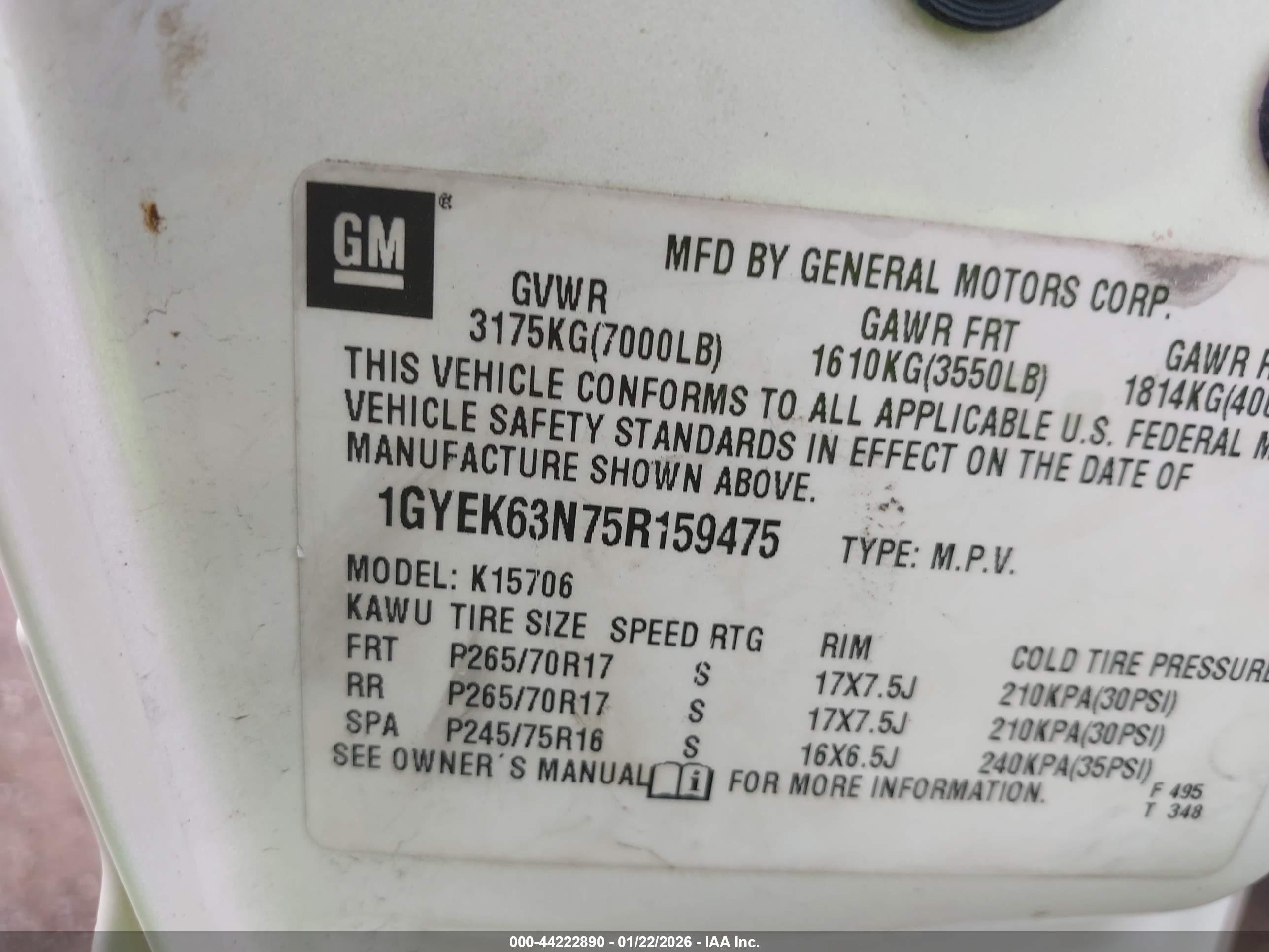 CADILLAC ESCALADE image 9