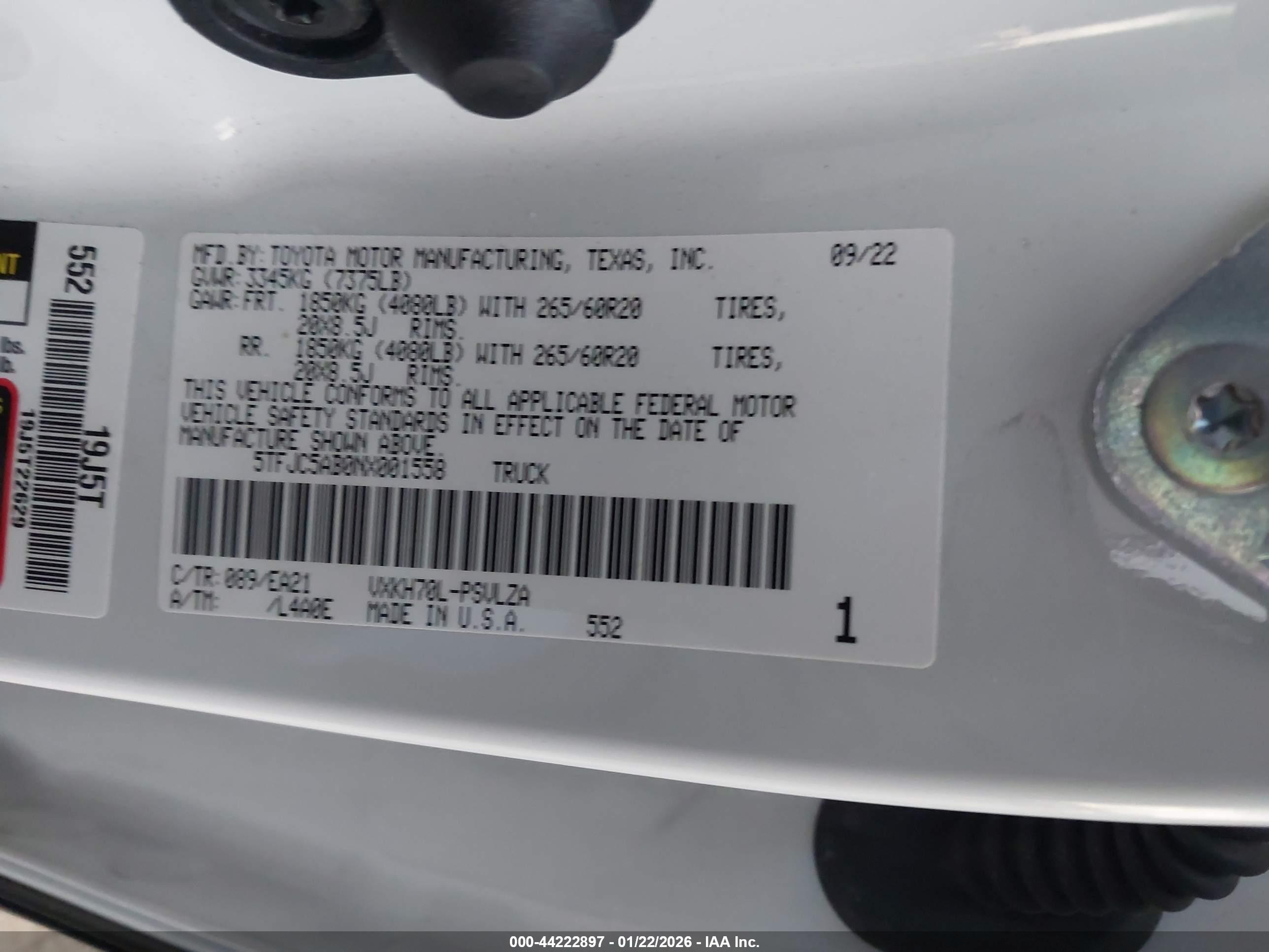 TOYOTA TUNDRA image 9
