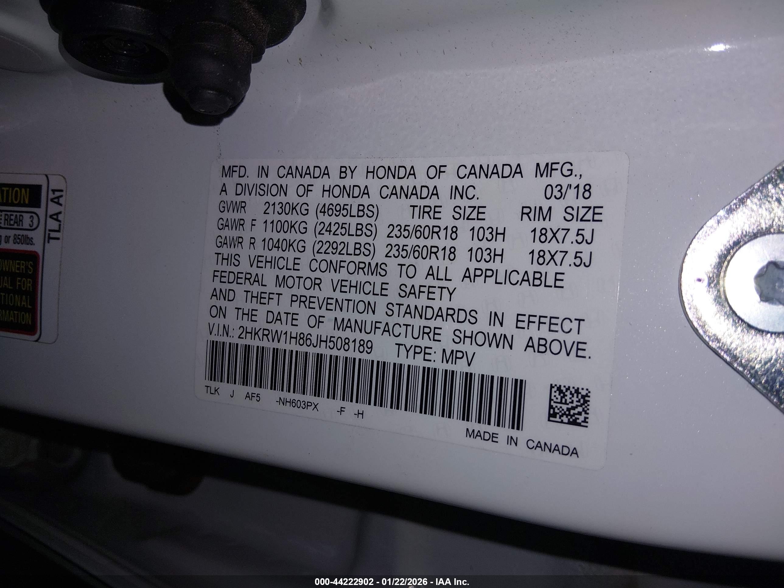 HONDA CR-V image 9