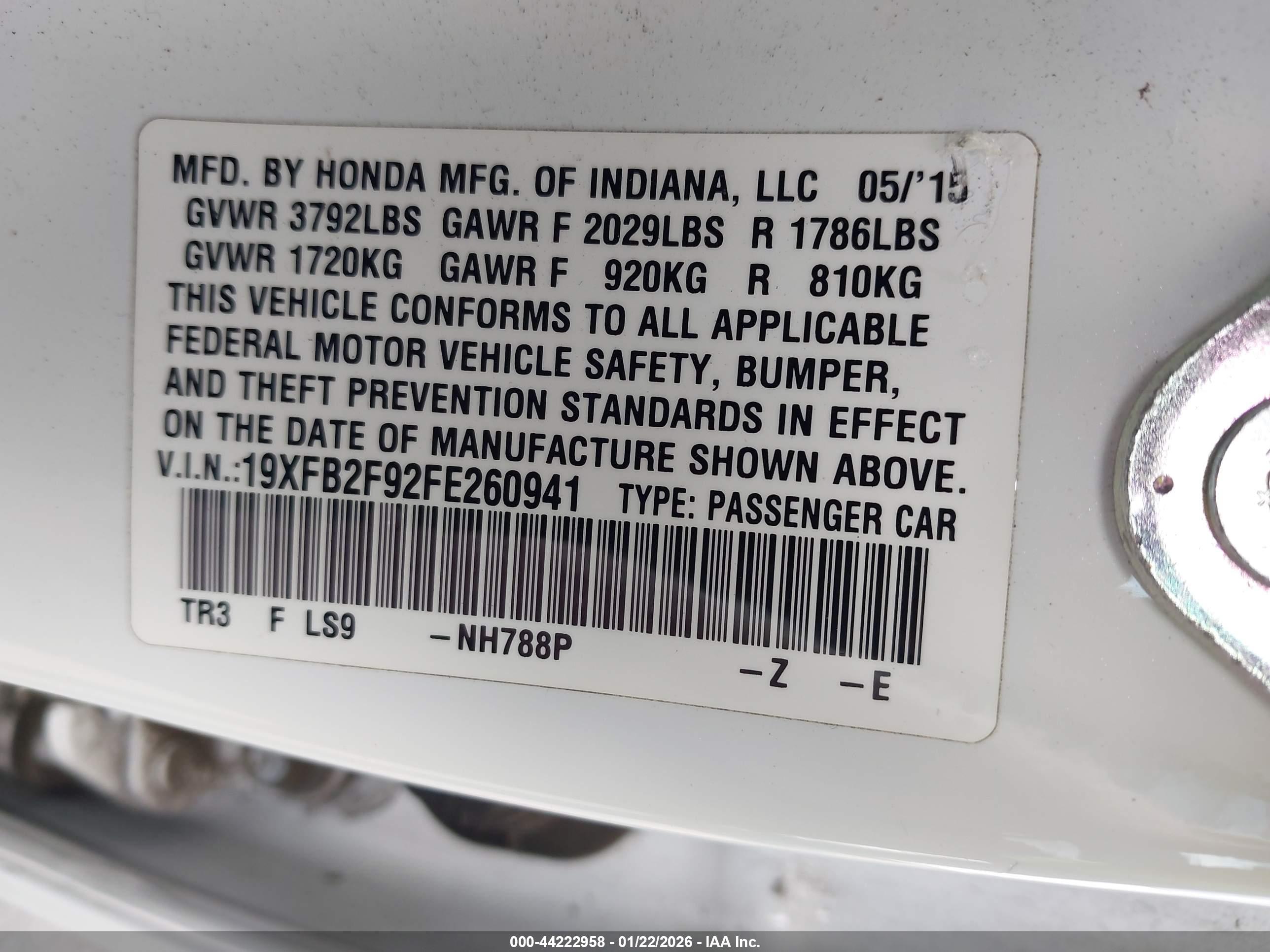 HONDA CIVIC image 9