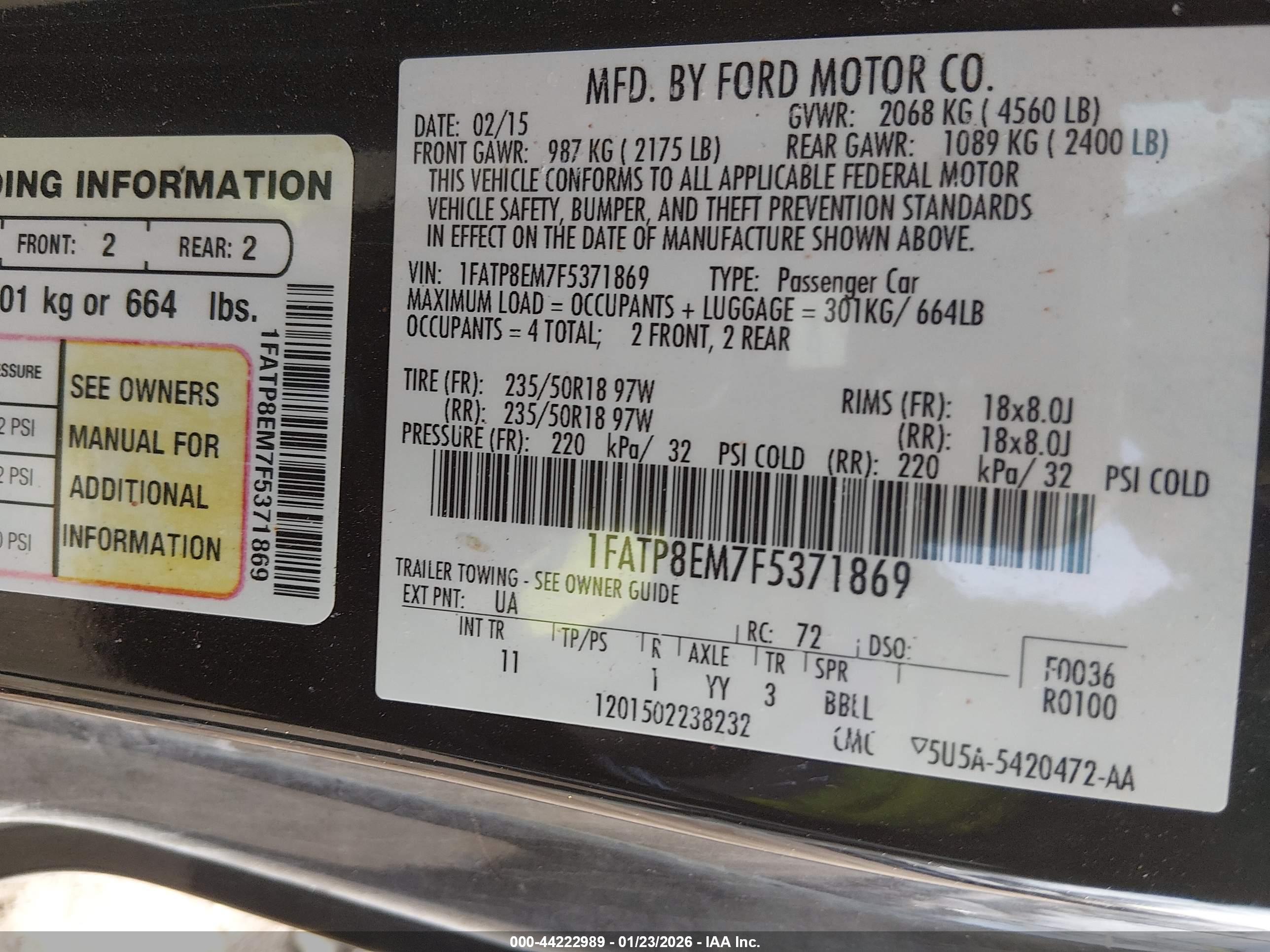 FORD MUSTANG image 9