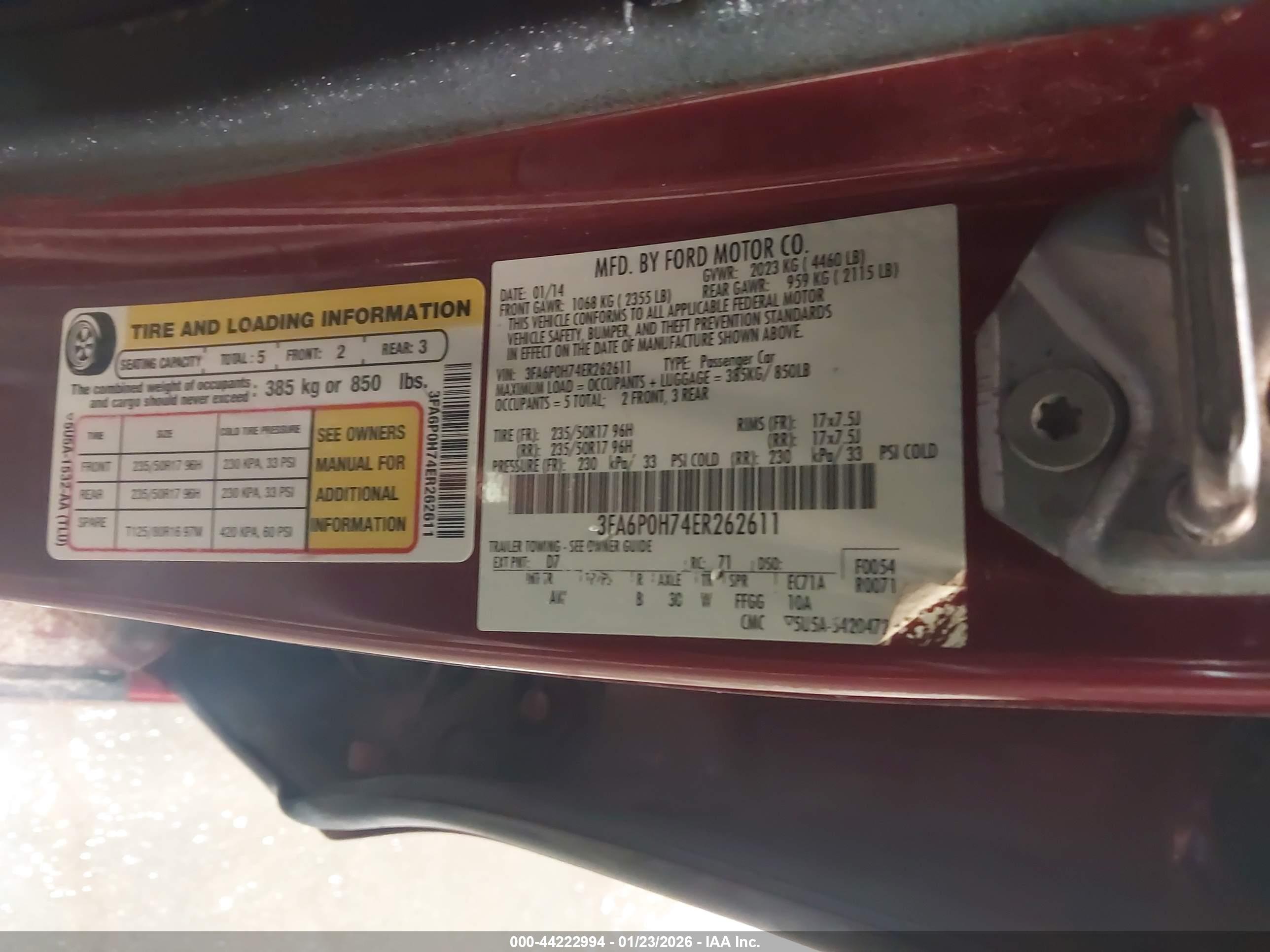 FORD FUSION image 9