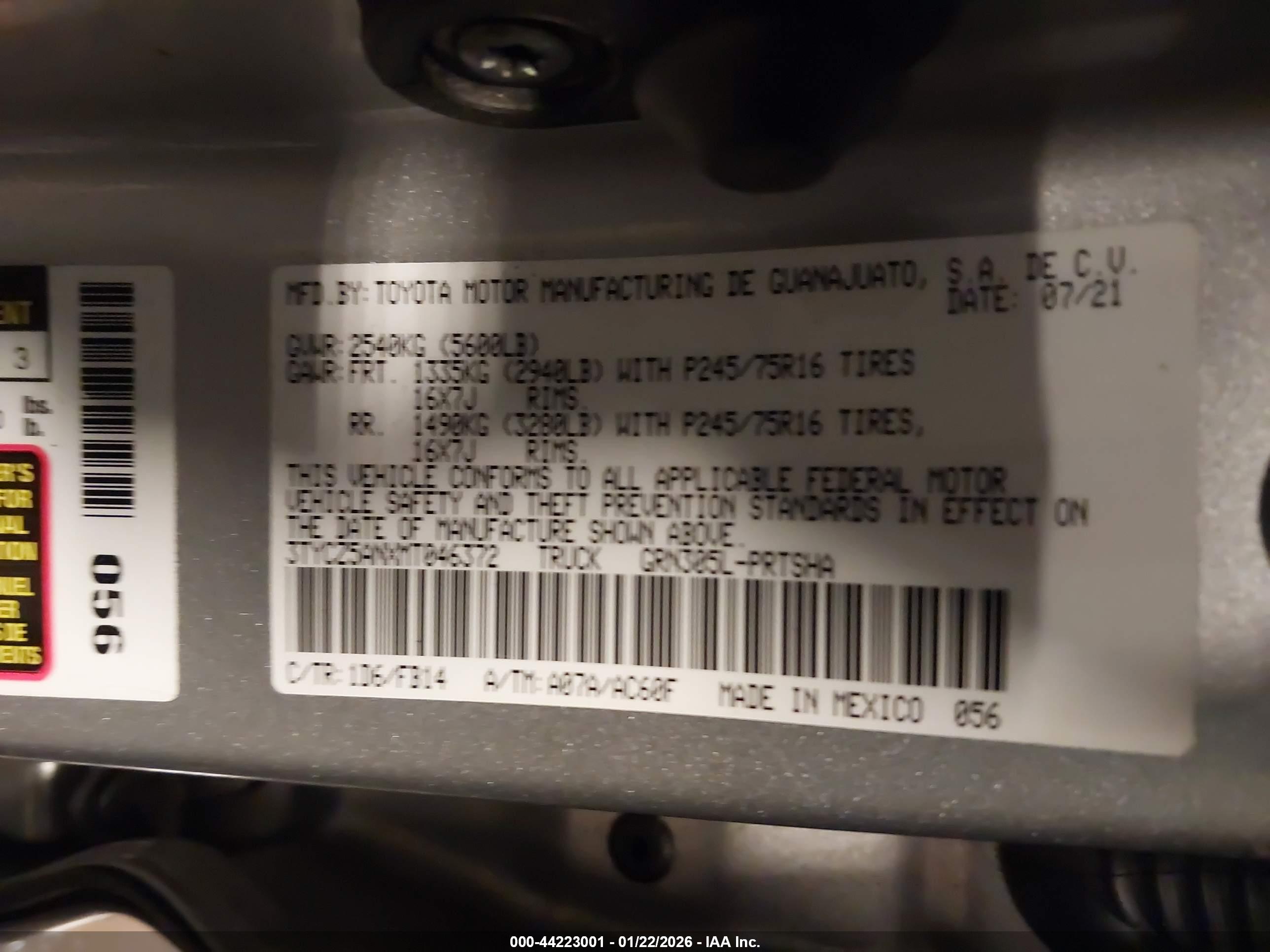 TOYOTA TACOMA image 9