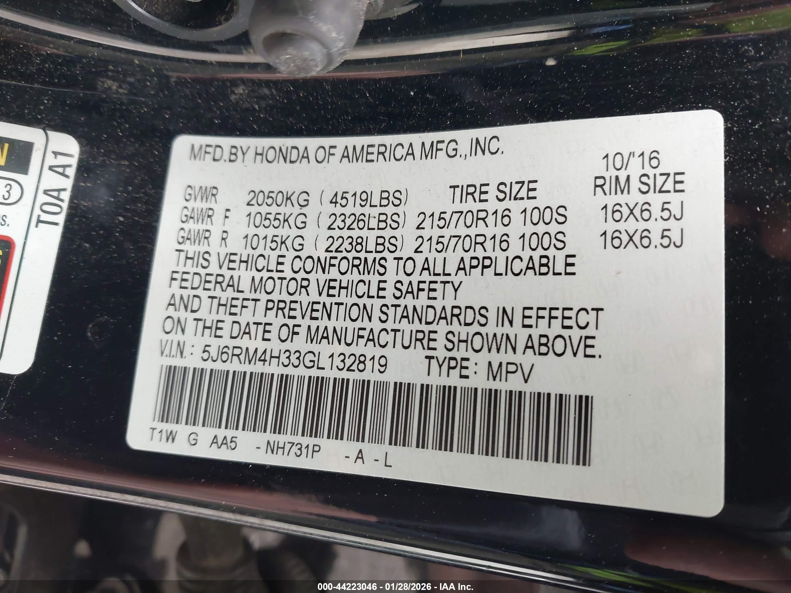 HONDA CR-V image 9