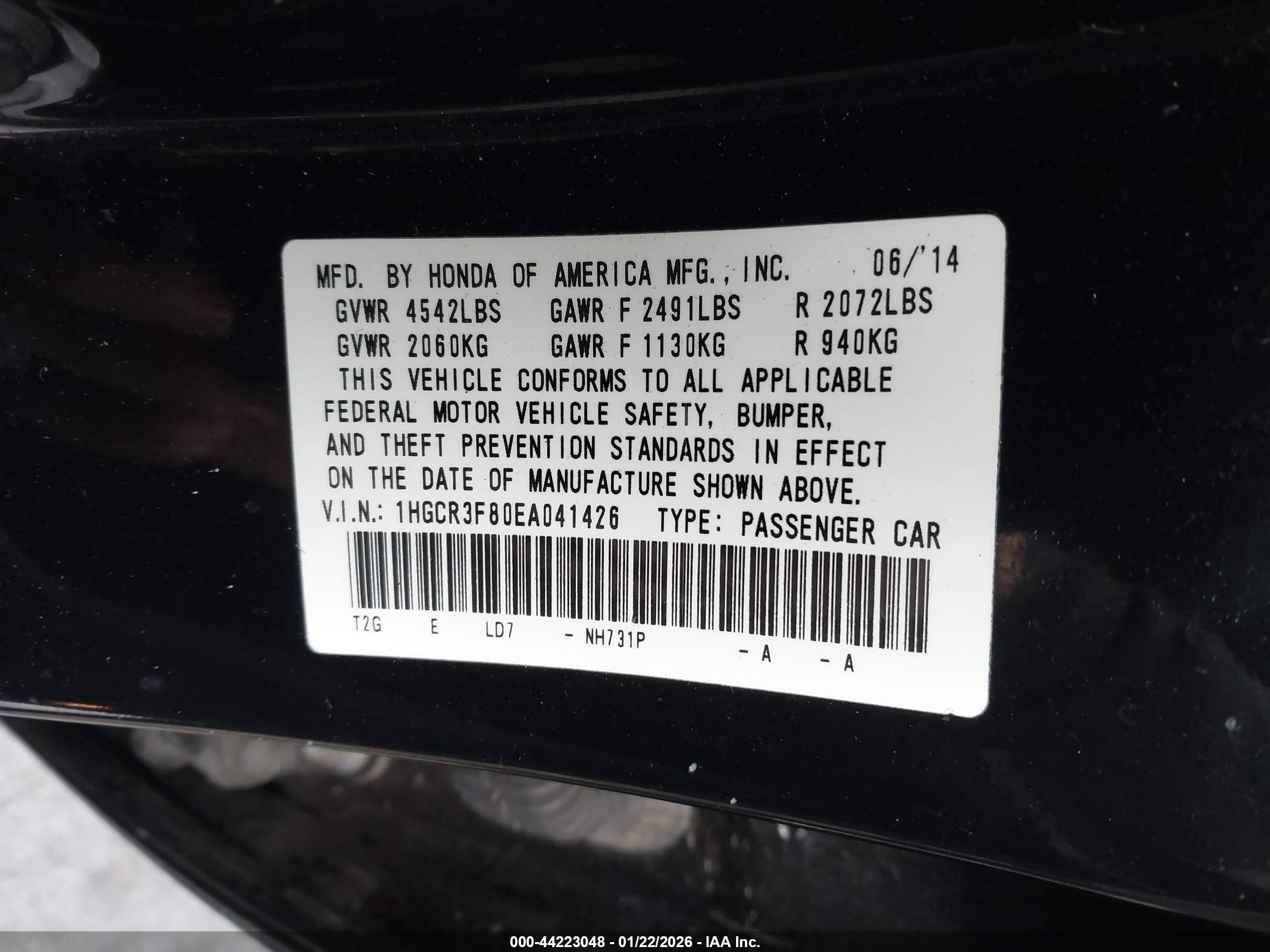 HONDA ACCORD image 9