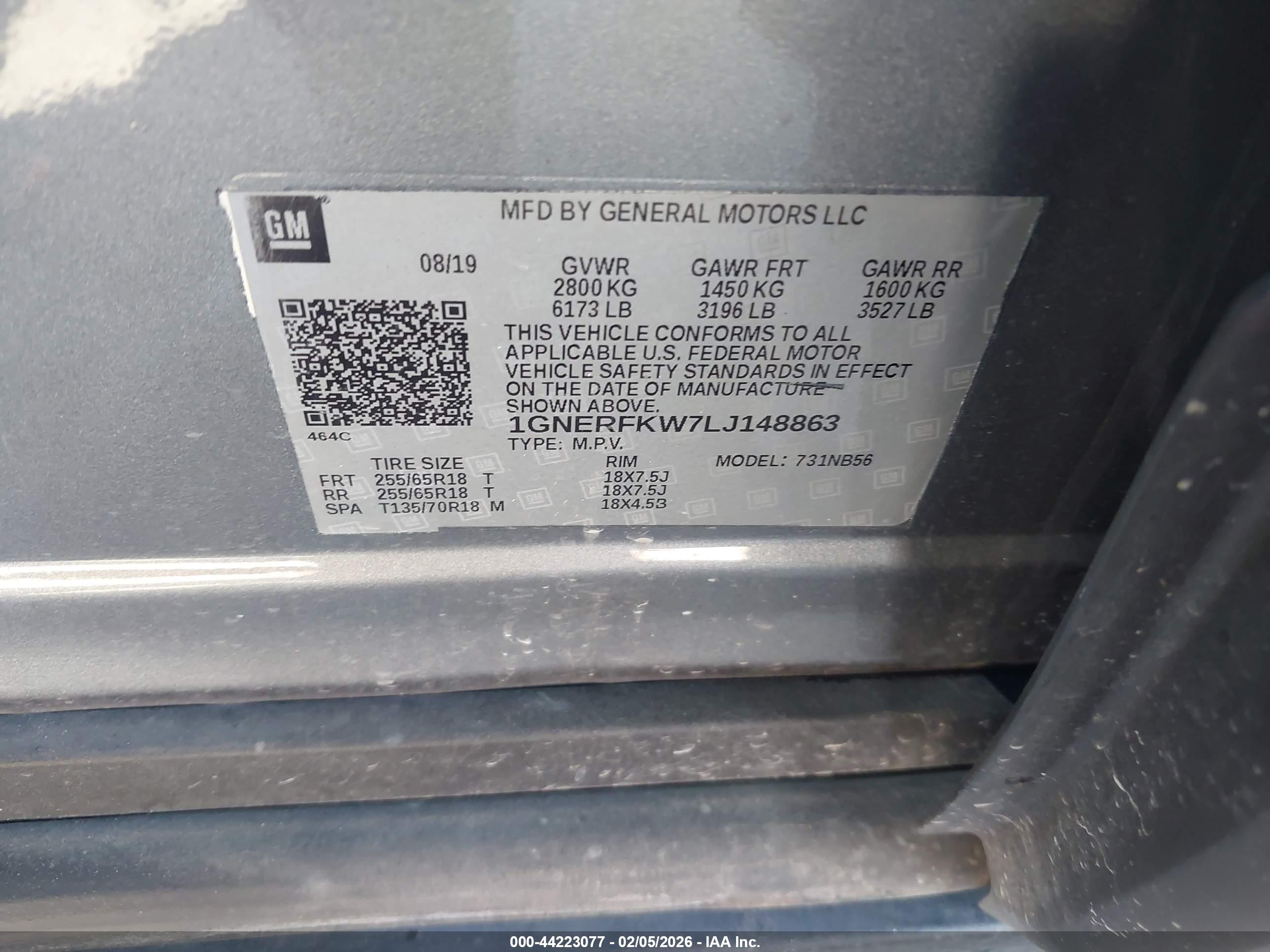 CHEVROLET TRAVERSE image 9