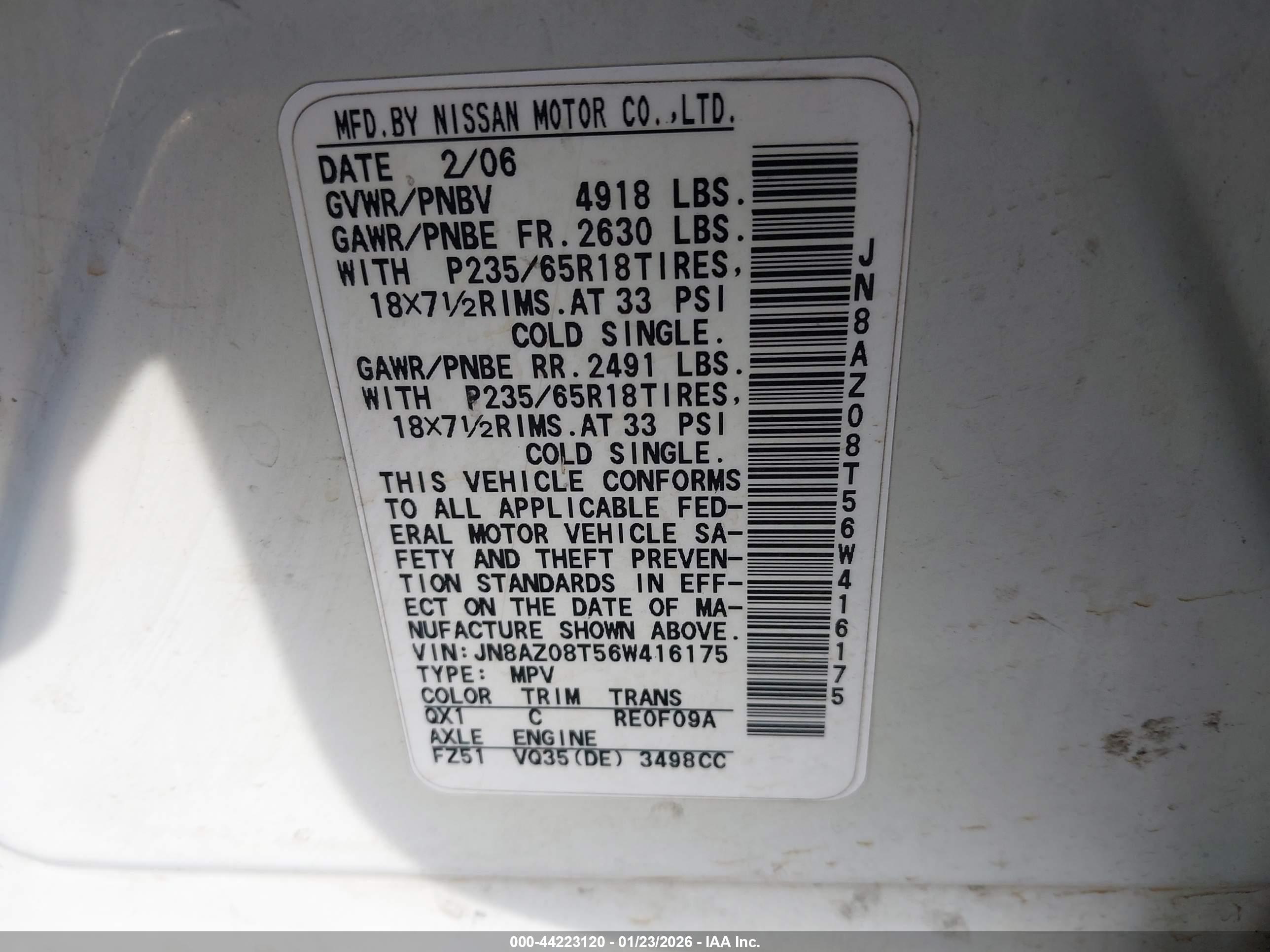 NISSAN MURANO image 9