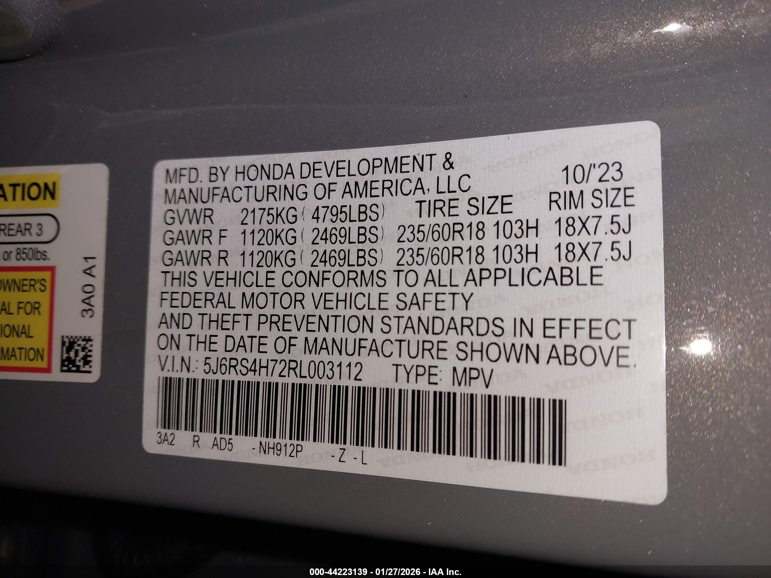 HONDA CR-V image 9