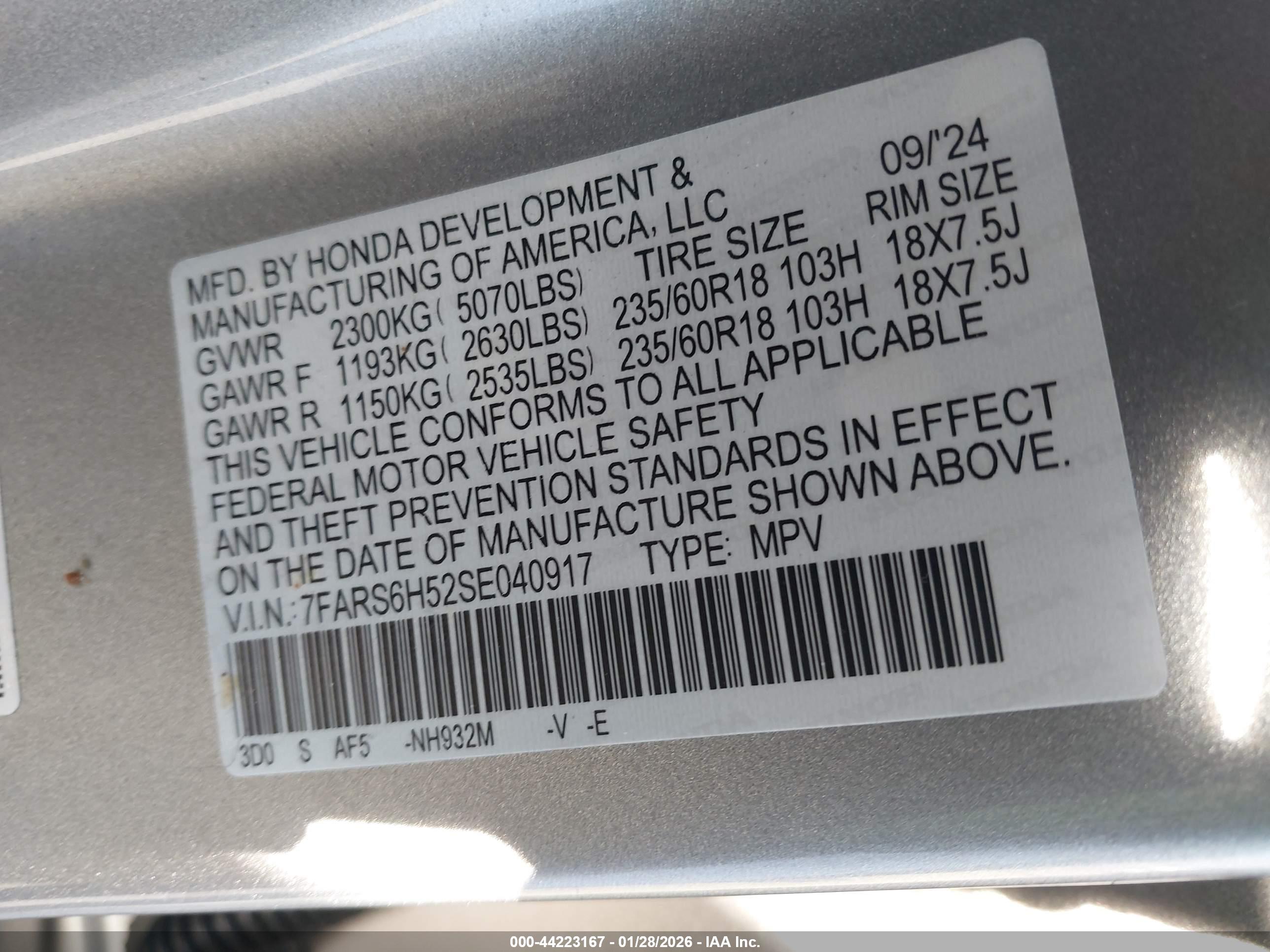 HONDA CR-V image 9
