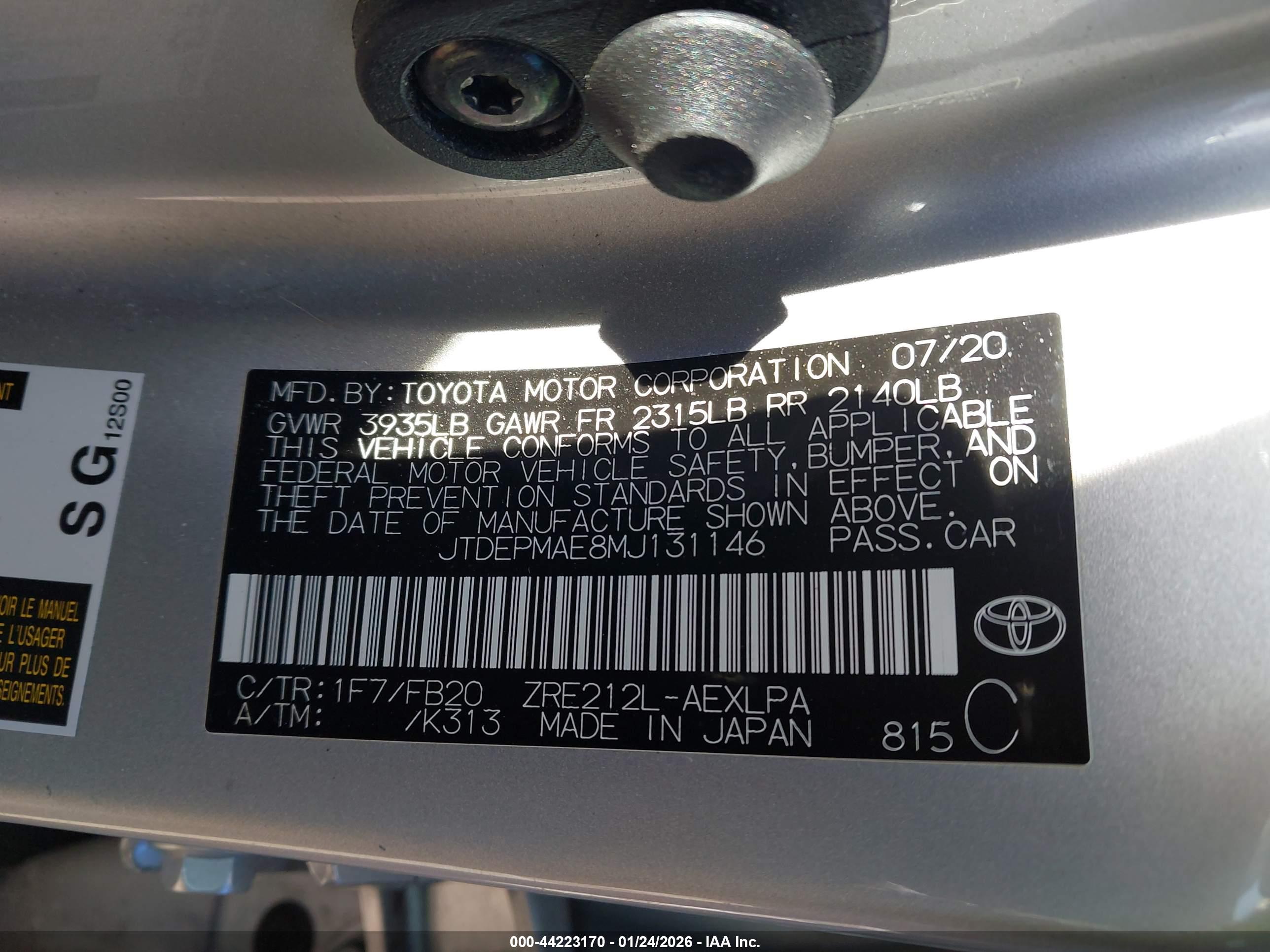TOYOTA COROLLA image 9