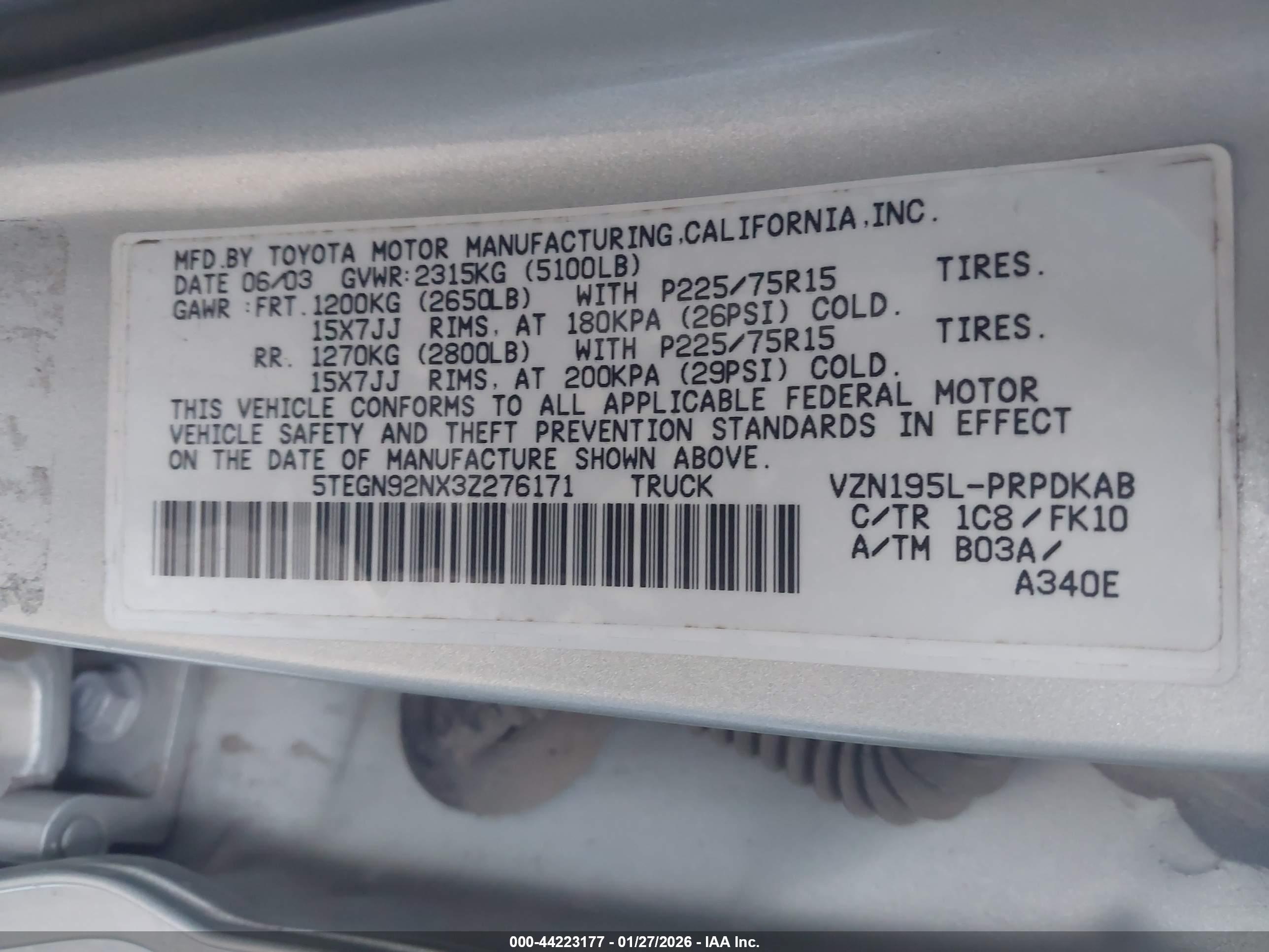 TOYOTA TACOMA image 9