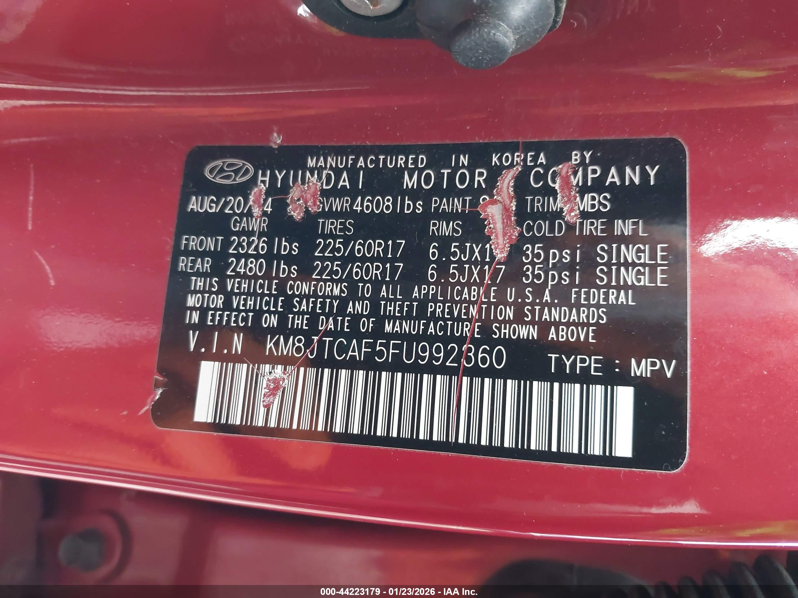 HYUNDAI TUCSON image 9