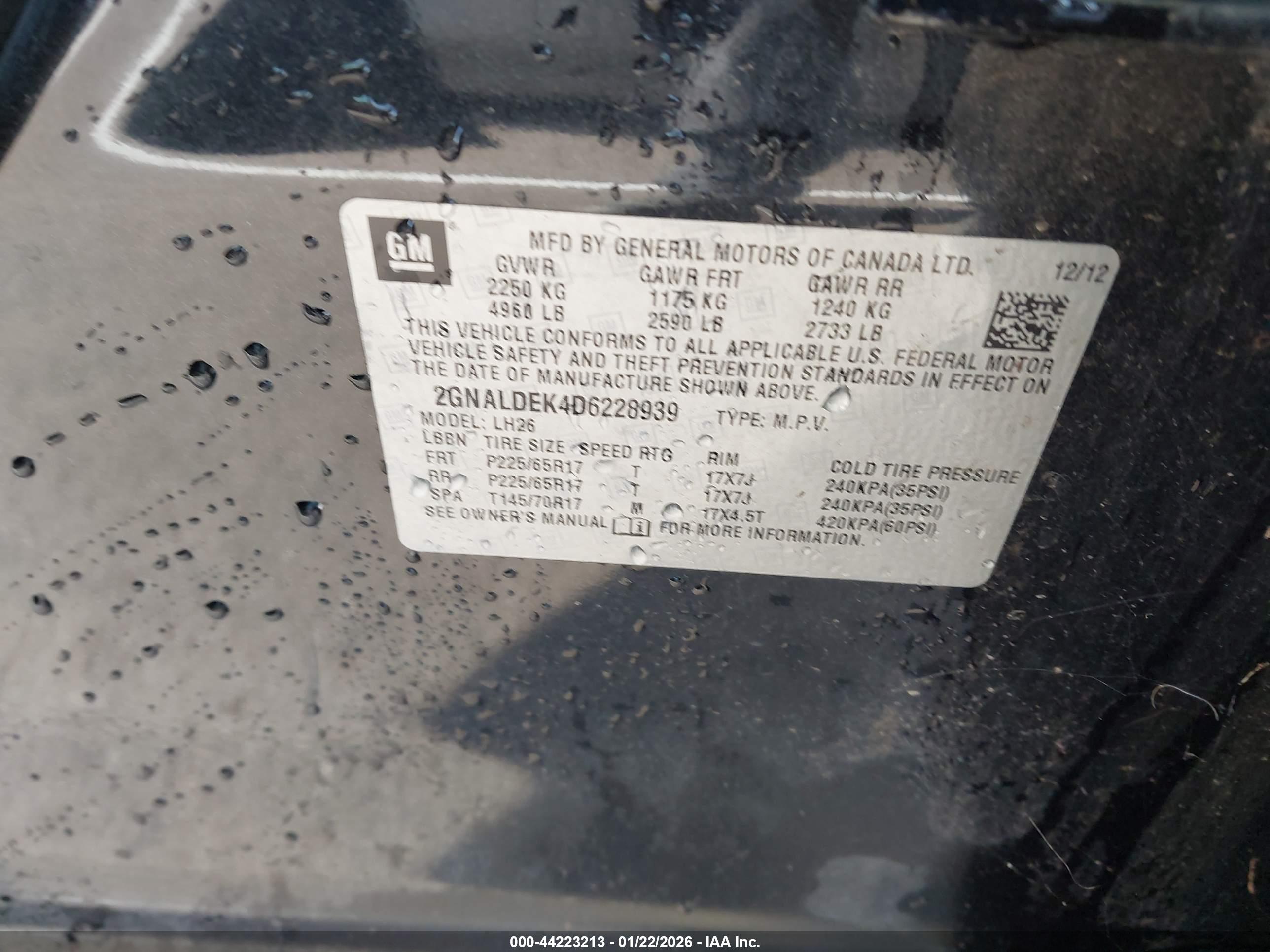 CHEVROLET EQUINOX image 9