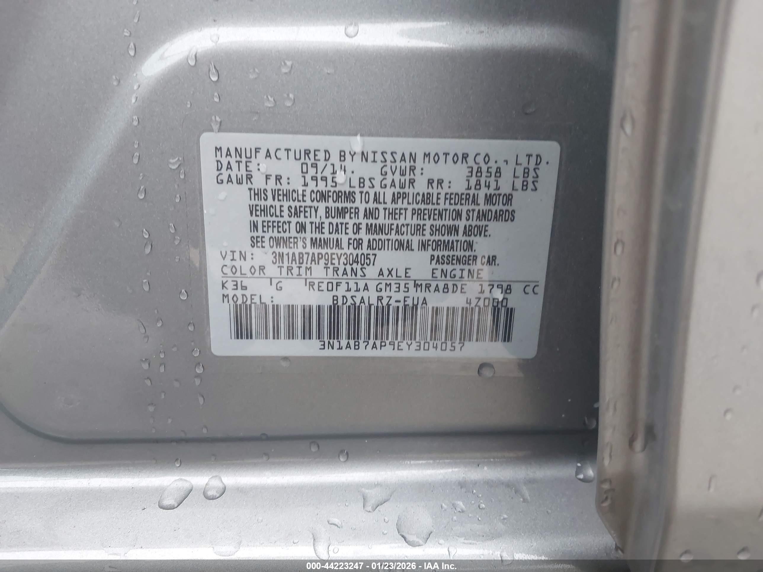 NISSAN SENTRA image 9