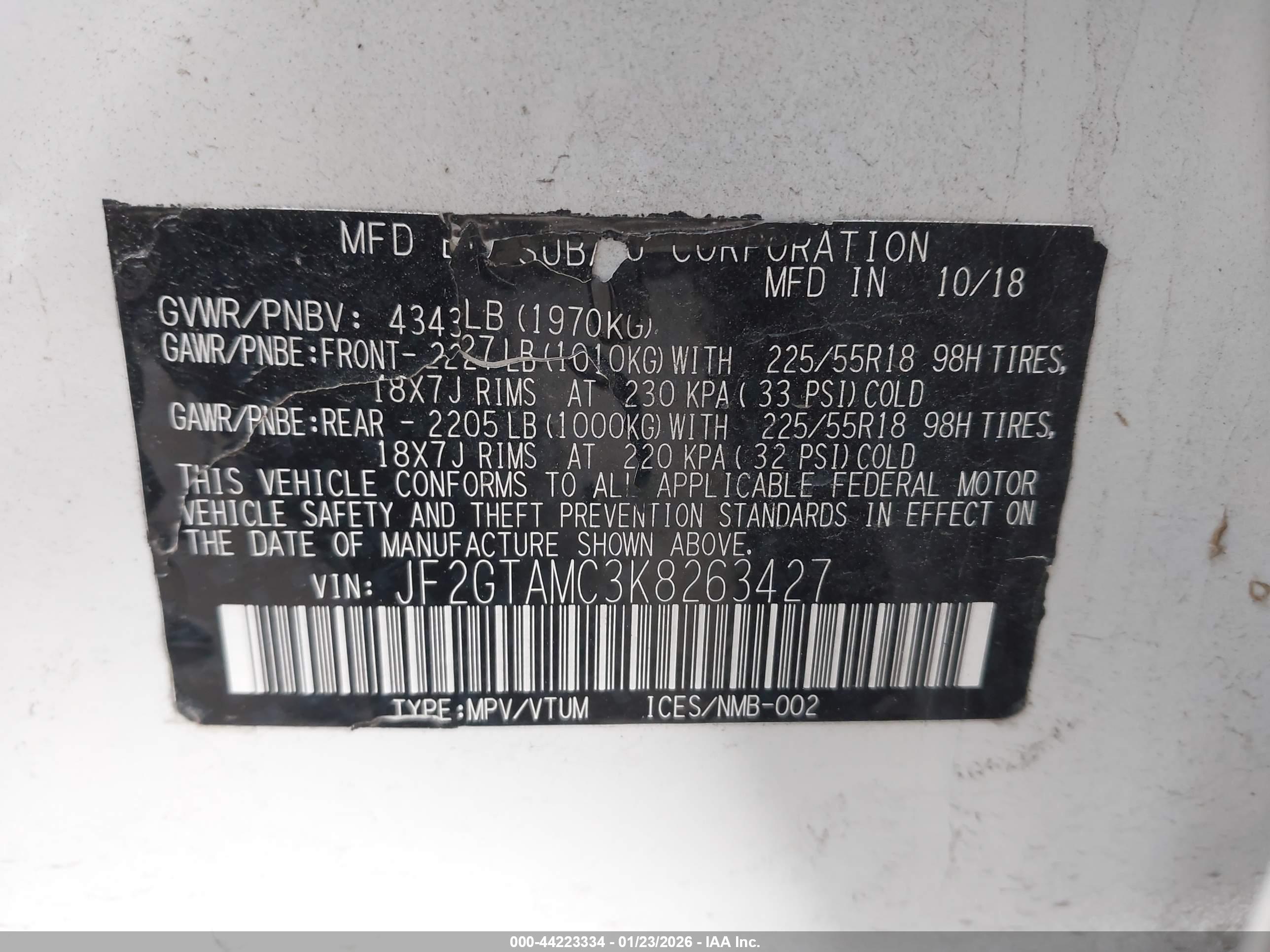 SUBARU CROSSTREK image 9