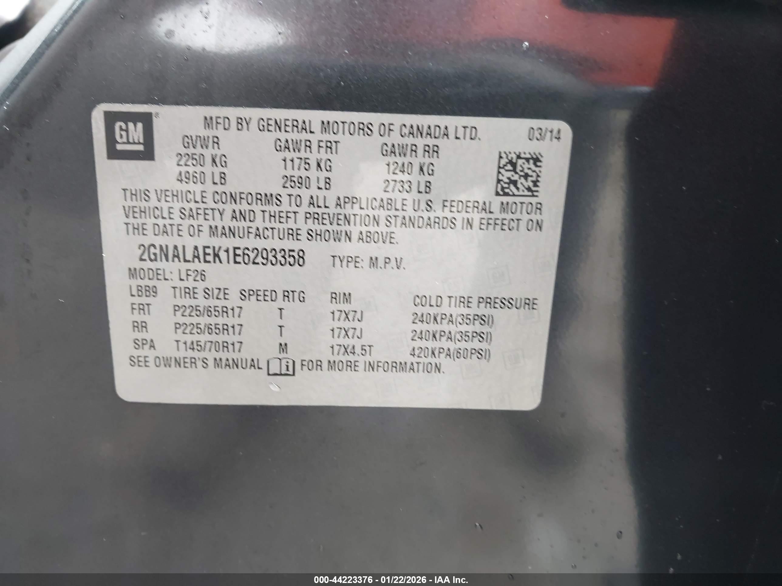 CHEVROLET EQUINOX image 9