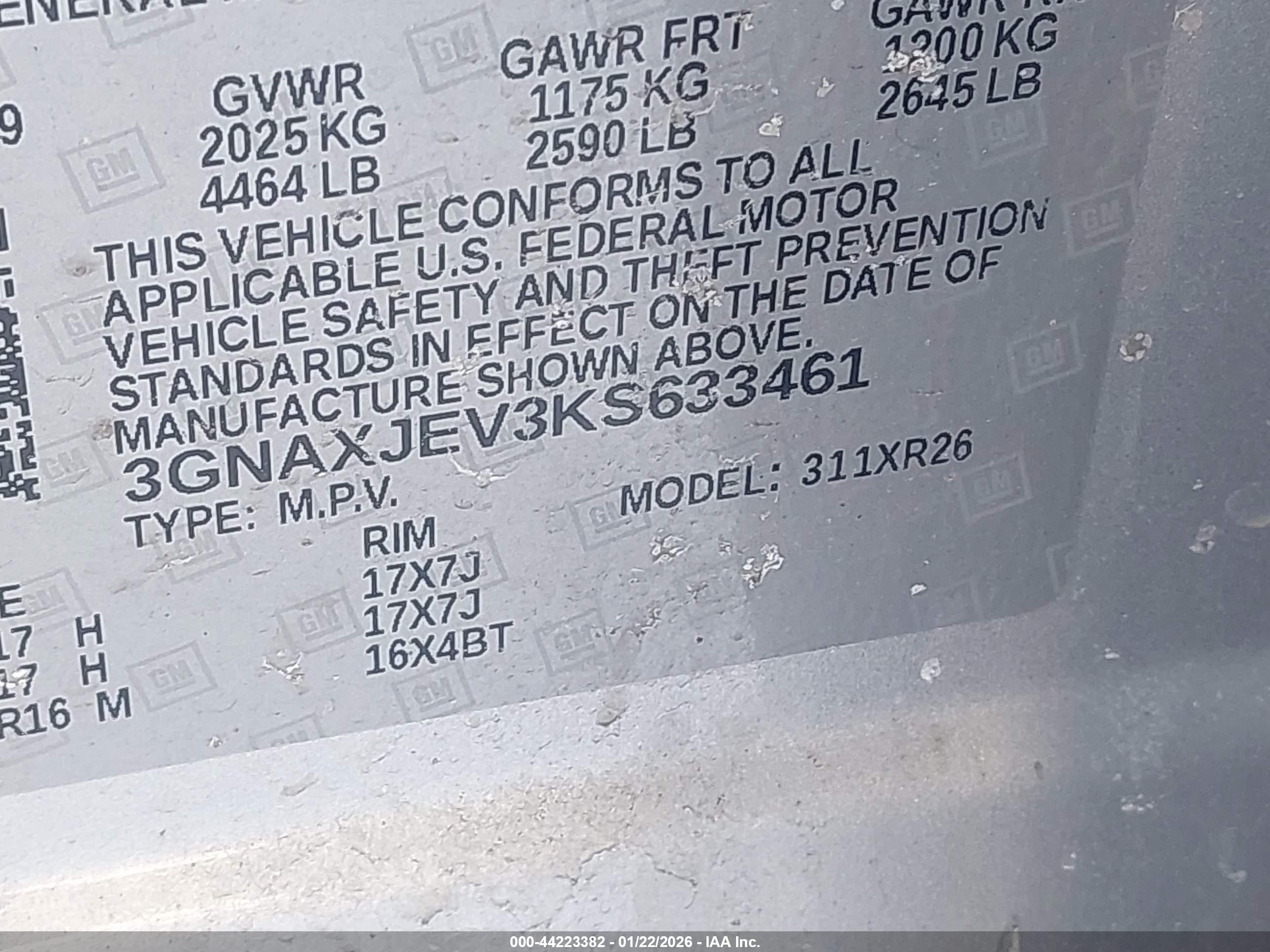 CHEVROLET EQUINOX image 9