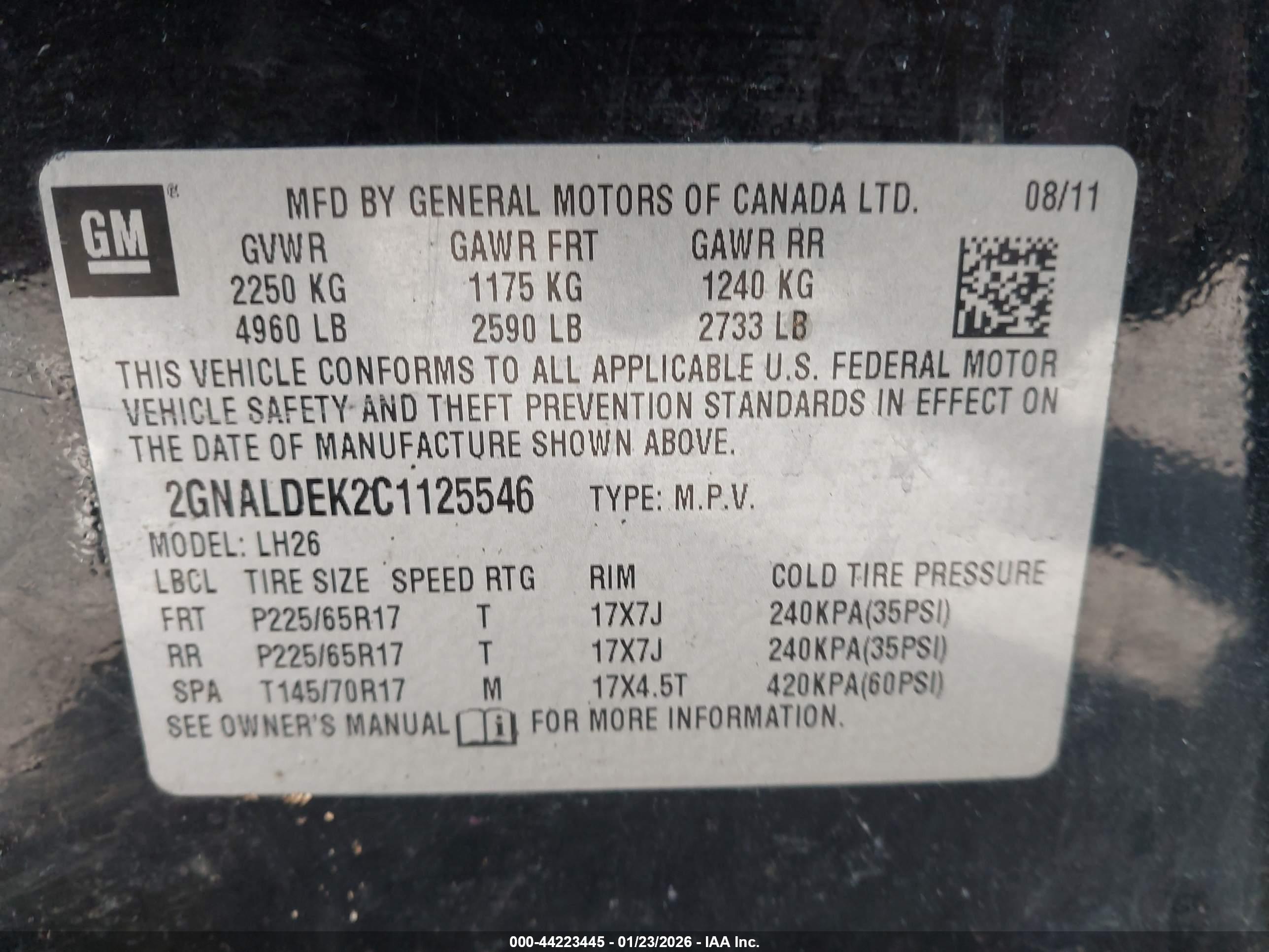 CHEVROLET EQUINOX image 9