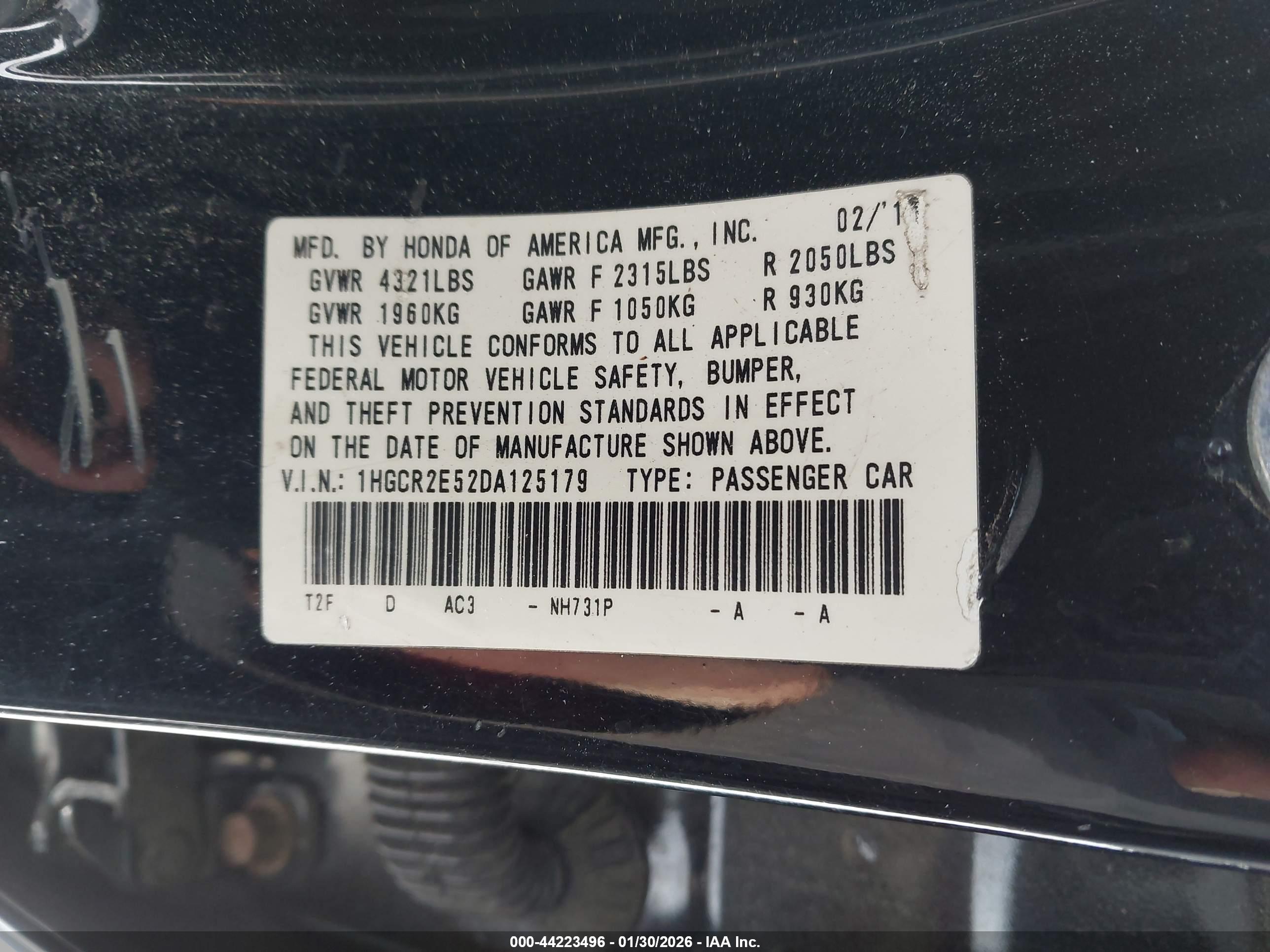 HONDA ACCORD image 9