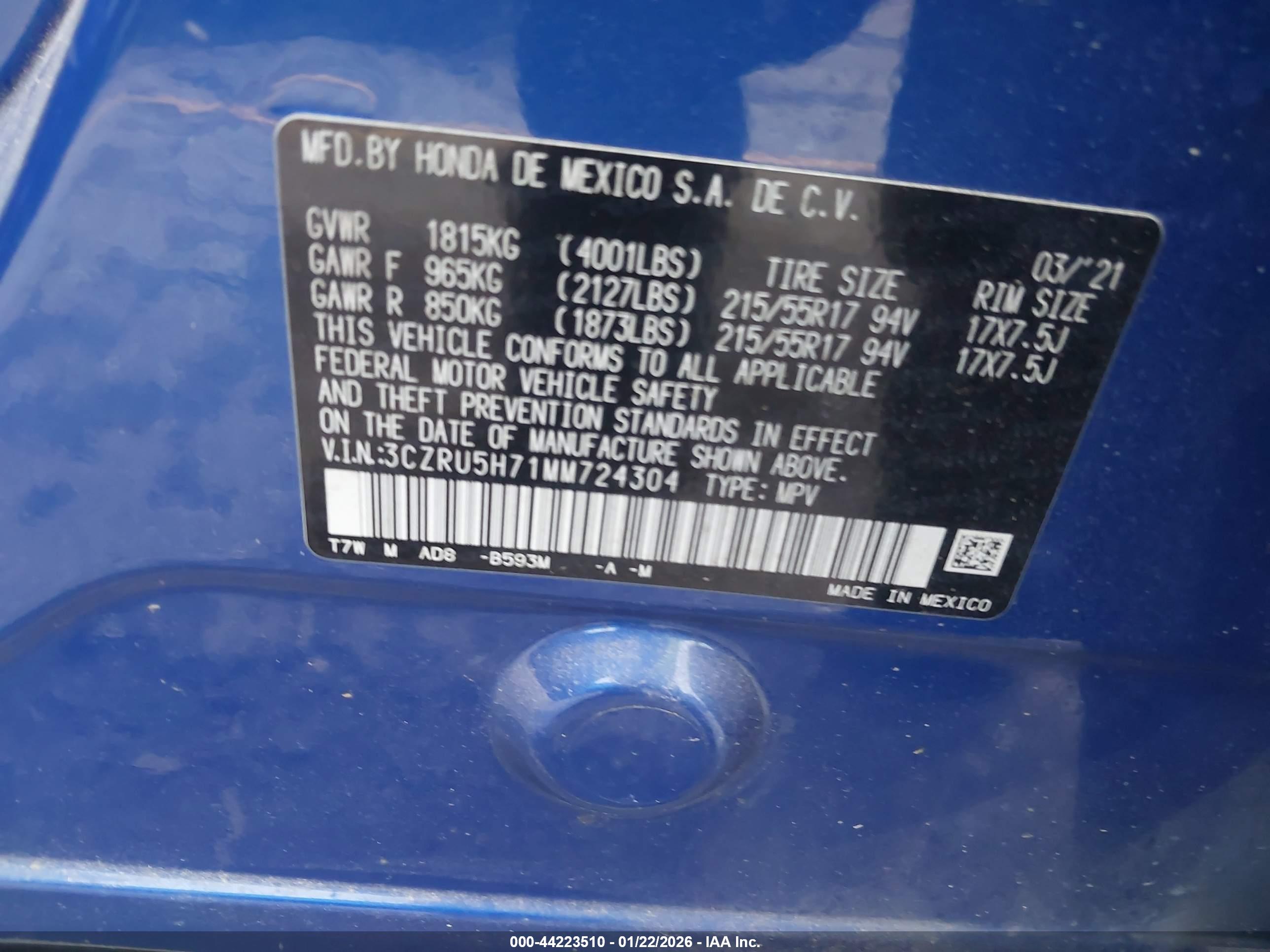 HONDA HR-V image 9