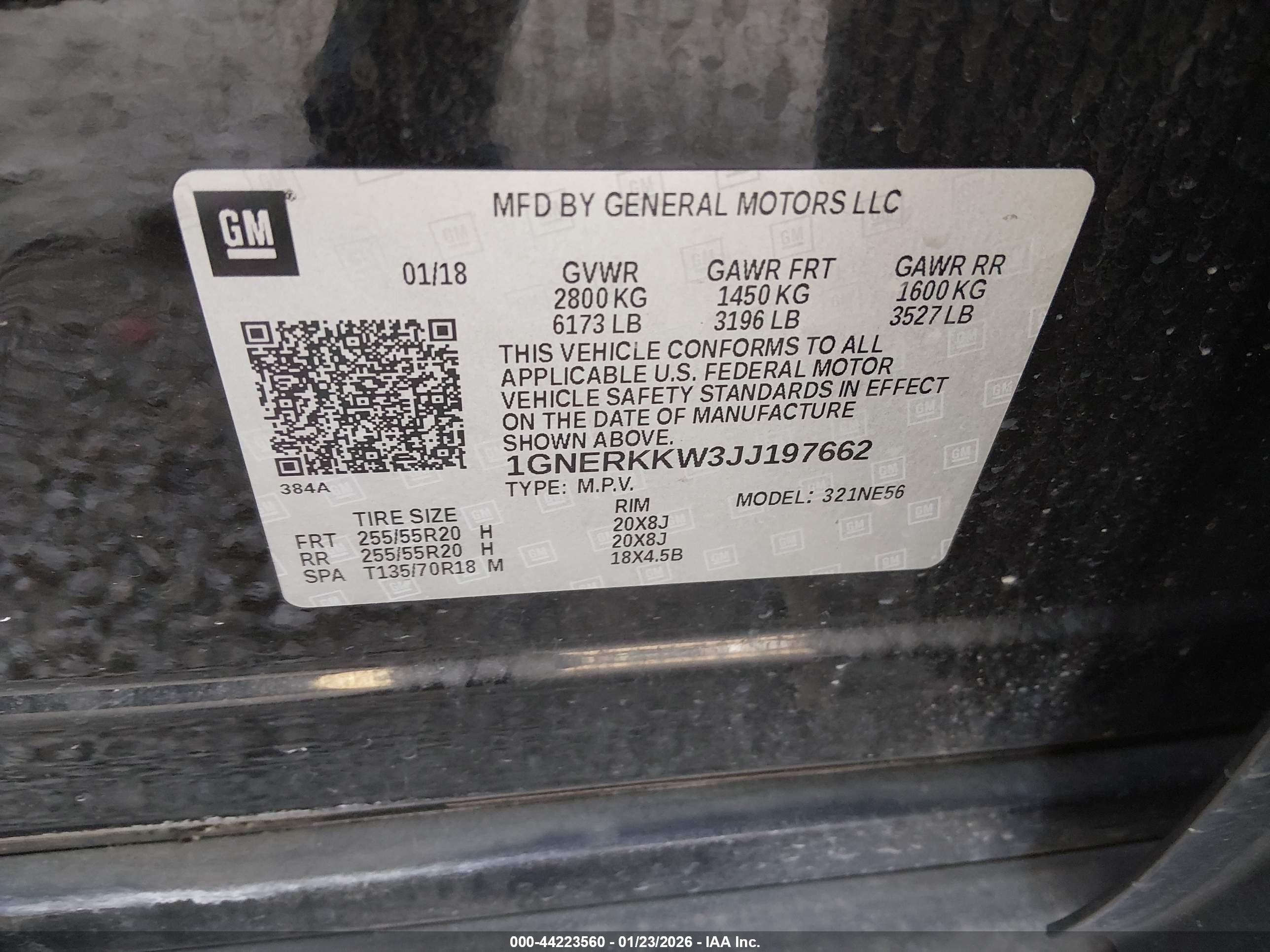 CHEVROLET TRAVERSE image 9