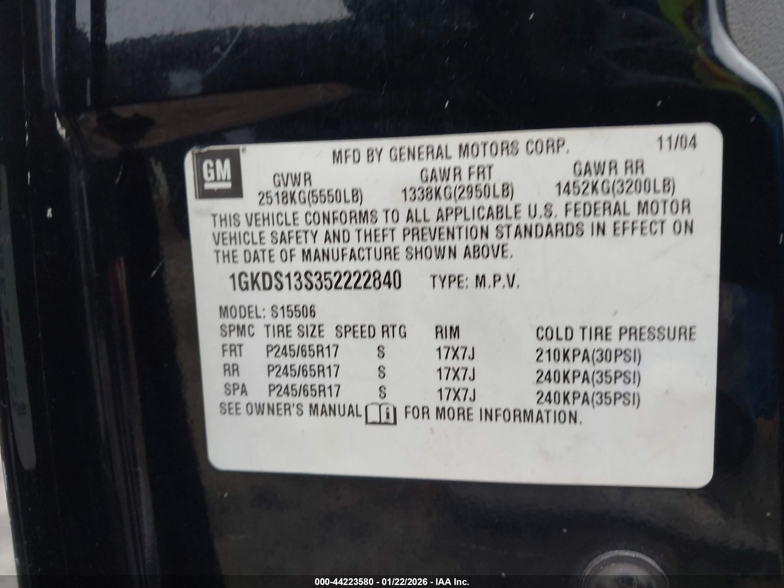 GMC ENVOY image 9